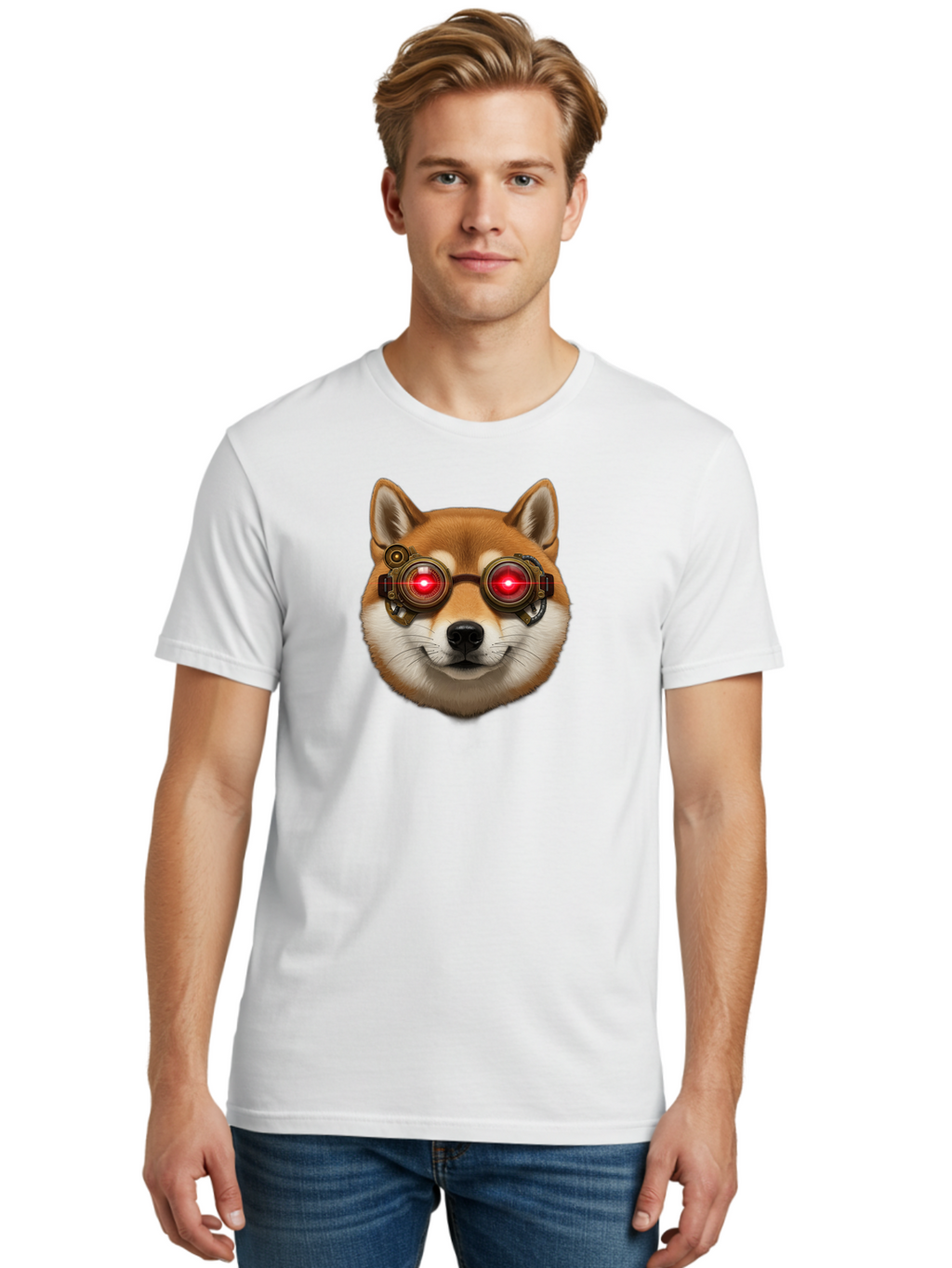 Shiba Men'S Graphic Tee, 100% Cotton, Comfortable Casual Summer Wear, Machine Washable, Vintage Camera, Old Camera, Antique Camera, Black Camera, Classic Photography, Photography Equipment, Nostalgic Device, Film Camera, Camera Art Bao867