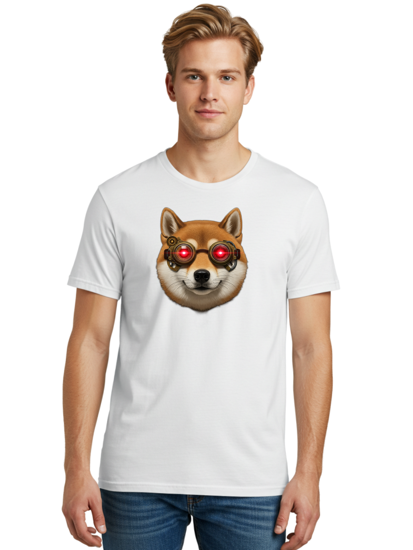 Shiba Men'S Graphic Tee, 100% Cotton, Comfortable Casual Summer Wear, Machine Washable, Vintage Camera, Old Camera, Antique Camera, Black Camera, Classic Photography, Photography Equipment, Nostalgic Device, Film Camera, Camera Art Bao867
