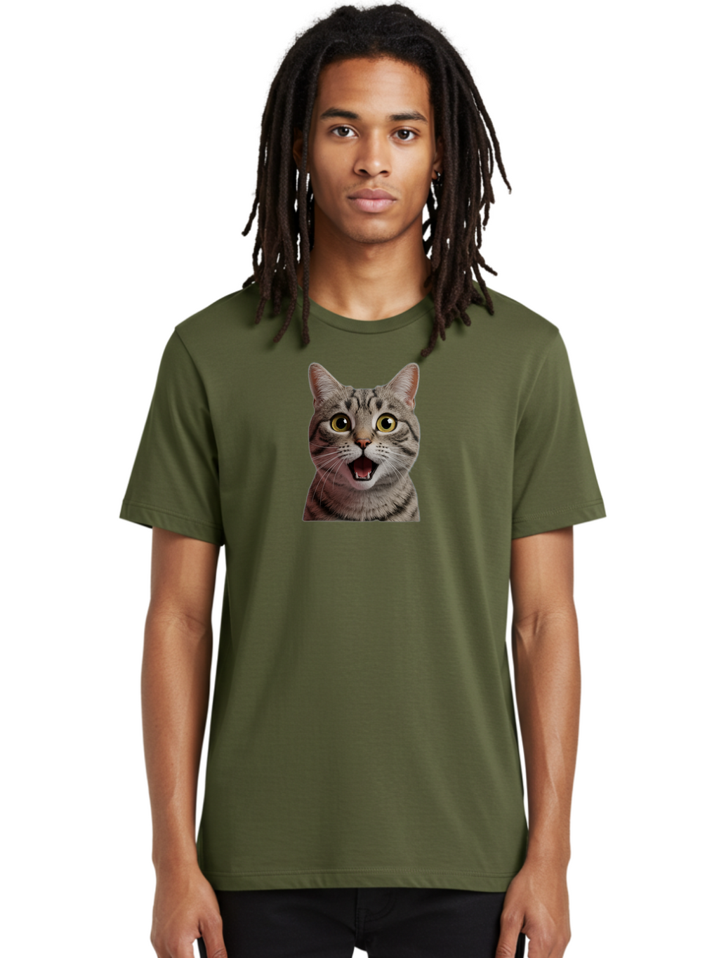 Shocked-Cat Men'S Graphic Tee, 100% Cotton, Comfortable Casual Summer Wear, Machine Washable, Vintage Camera, Old Camera, Antique Camera, Black Camera, Classic Photography, Photography Equipment, Nostalgic Device, Film Camera, Camera Art Bao868