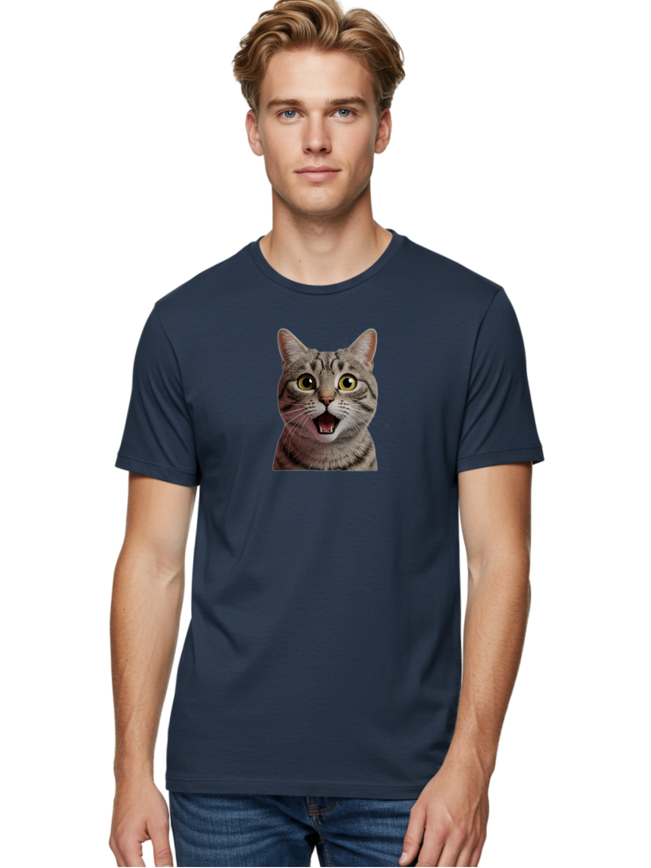 Shocked-Cat Men'S Graphic Tee, 100% Cotton, Comfortable Casual Summer Wear, Machine Washable, Vintage Camera, Old Camera, Antique Camera, Black Camera, Classic Photography, Photography Equipment, Nostalgic Device, Film Camera, Camera Art Bao868