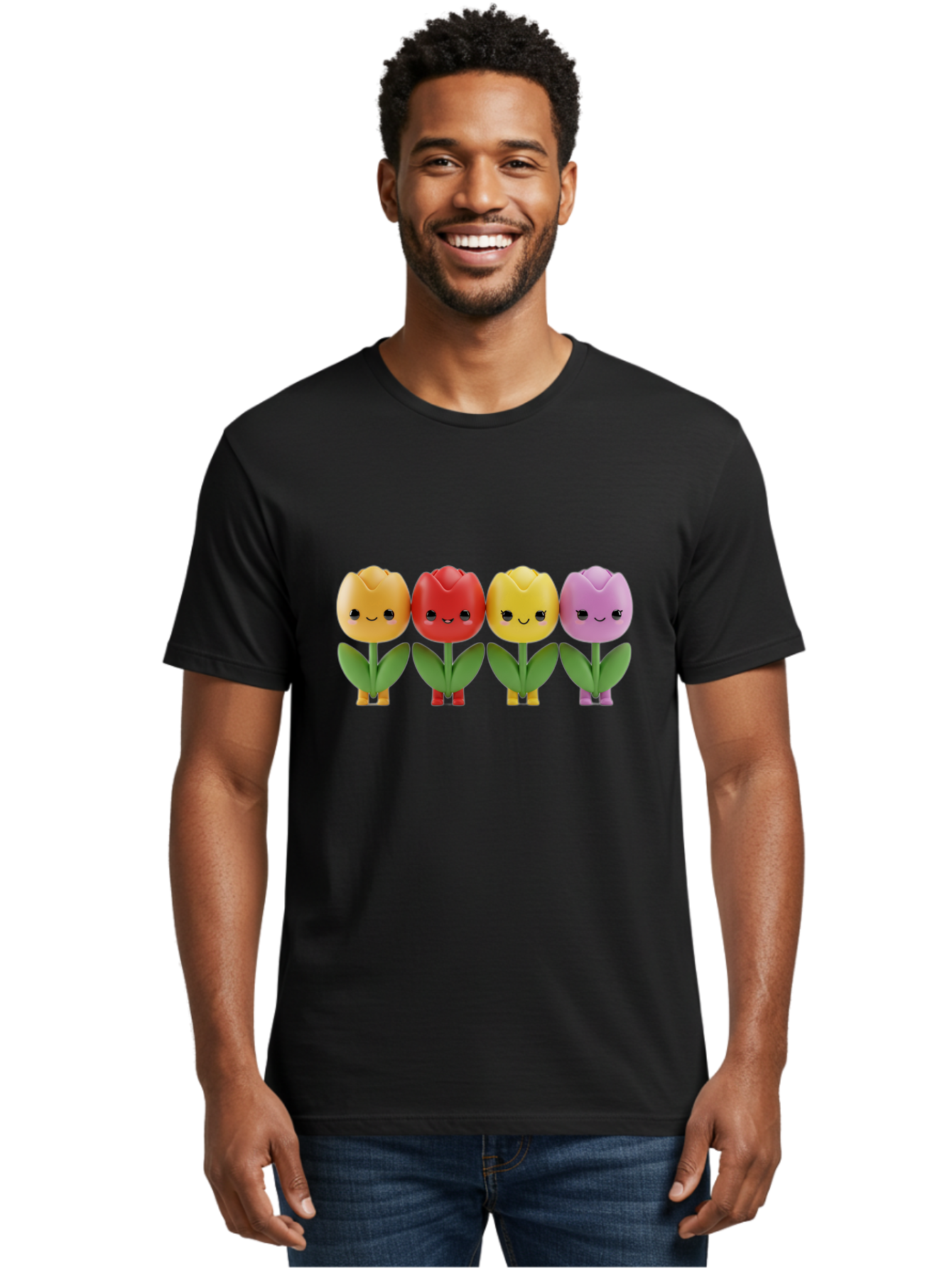 Shopkins-Tulips Men'S Graphic Tee, 100% Cotton, Comfortable Casual Summer Wear, Machine Washable, Vintage Camera, Old Camera, Antique Camera, Black Camera, Classic Photography, Photography Equipment, Nostalgic Device, Film Camera, Camera Art Bao869