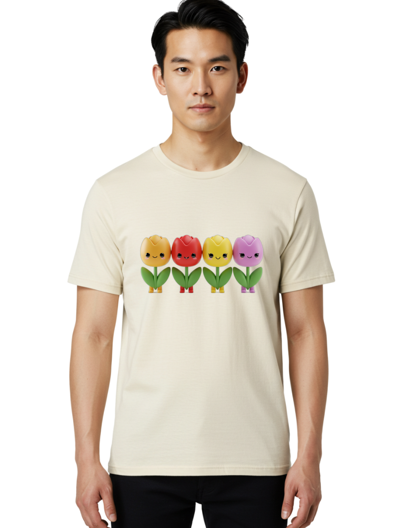 Shopkins-Tulips Men'S Graphic Tee, 100% Cotton, Comfortable Casual Summer Wear, Machine Washable, Vintage Camera, Old Camera, Antique Camera, Black Camera, Classic Photography, Photography Equipment, Nostalgic Device, Film Camera, Camera Art Bao869
