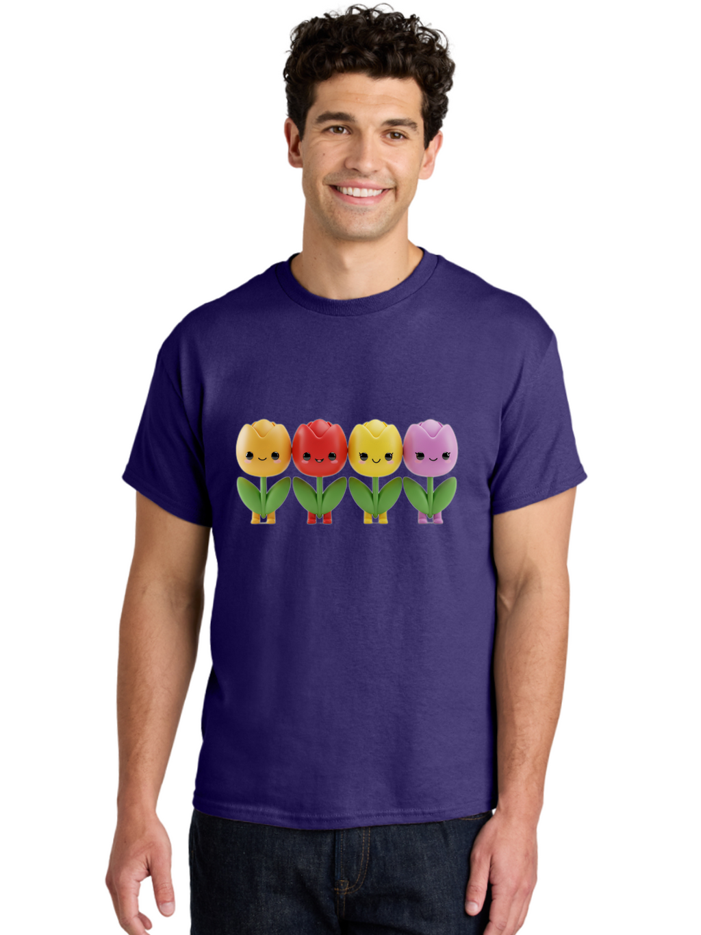 Shopkins-Tulips Men'S Graphic Tee, 100% Cotton, Comfortable Casual Summer Wear, Machine Washable, Vintage Camera, Old Camera, Antique Camera, Black Camera, Classic Photography, Photography Equipment, Nostalgic Device, Film Camera, Camera Art Bao869