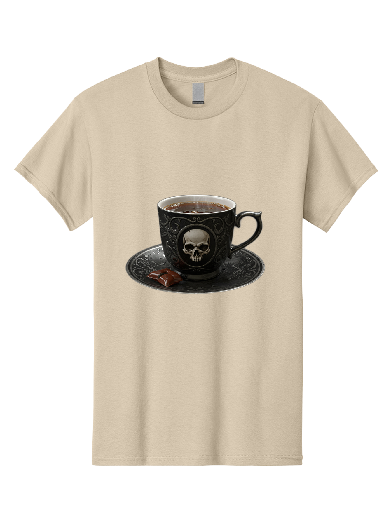 Skull-Cup Men'S Graphic Tee, 100% Cotton, Comfortable Casual Summer Wear, Machine Washable, Vintage Camera, Old Camera, Antique Camera, Black Camera, Classic Photography, Photography Equipment, Nostalgic Device, Film Camera, Camera Art Bao881