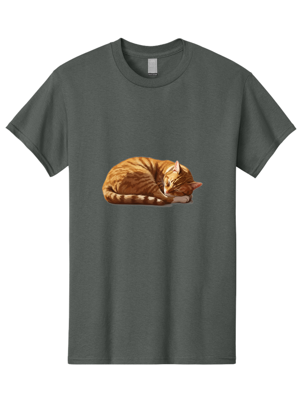 Sleeping-Orange-Tabby-Cat Men'S Graphic Tee, 100% Cotton, Comfortable Casual Summer Wear, Machine Washable, Vintage Camera, Old Camera, Antique Camera, Black Camera, Classic Photography, Photography Equipment, Nostalgic Device, Film Camera, Bao884