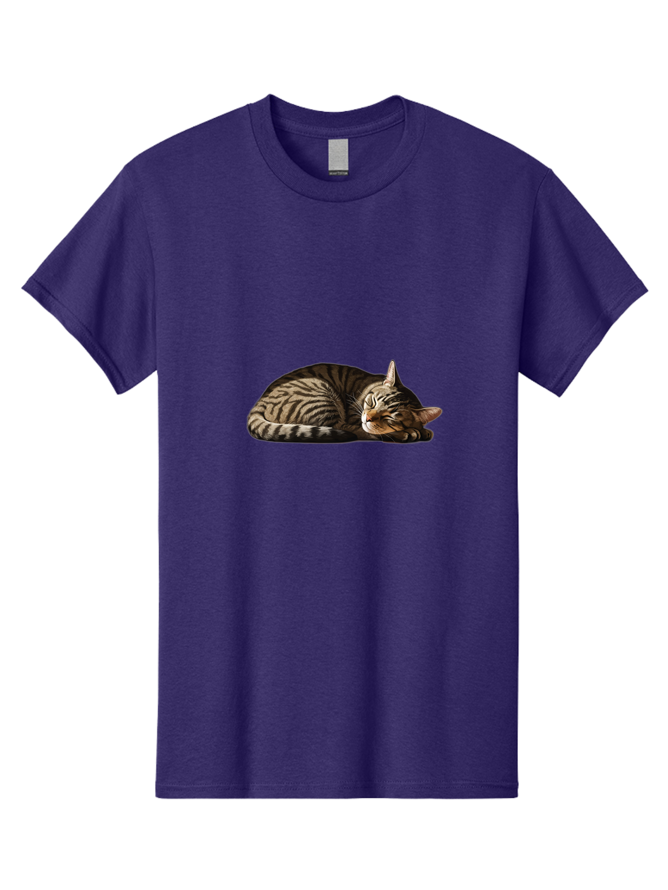 Sleeping-Tabby-Cat-2 Men'S Graphic Tee, 100% Cotton, Comfortable Casual Summer Wear, Machine Washable, Vintage Camera, Old Camera, Antique Camera, Black Camera, Classic Photography, Photography Equipment, Nostalgic Device, Film Camera, Bao886