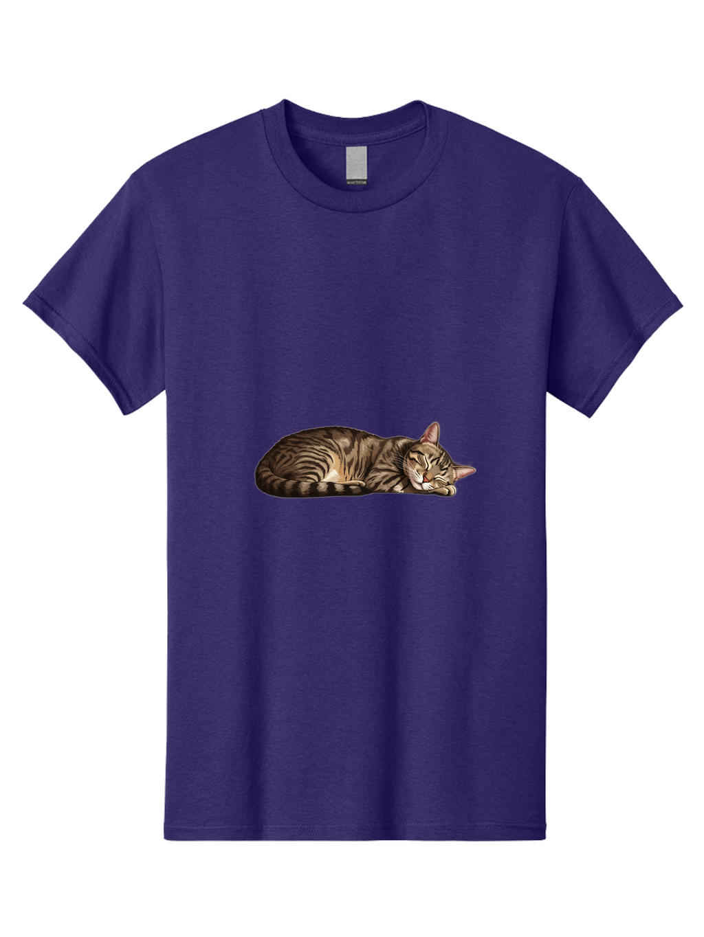 Sleeping-Tabby-Cat-3 Men'S Graphic Tee, 100% Cotton, Comfortable Casual Summer Wear, Machine Washable, Vintage Camera, Old Camera, Antique Camera, Black Camera, Classic Photography, Photography Equipment, Nostalgic Device, Film Camera, Bao887