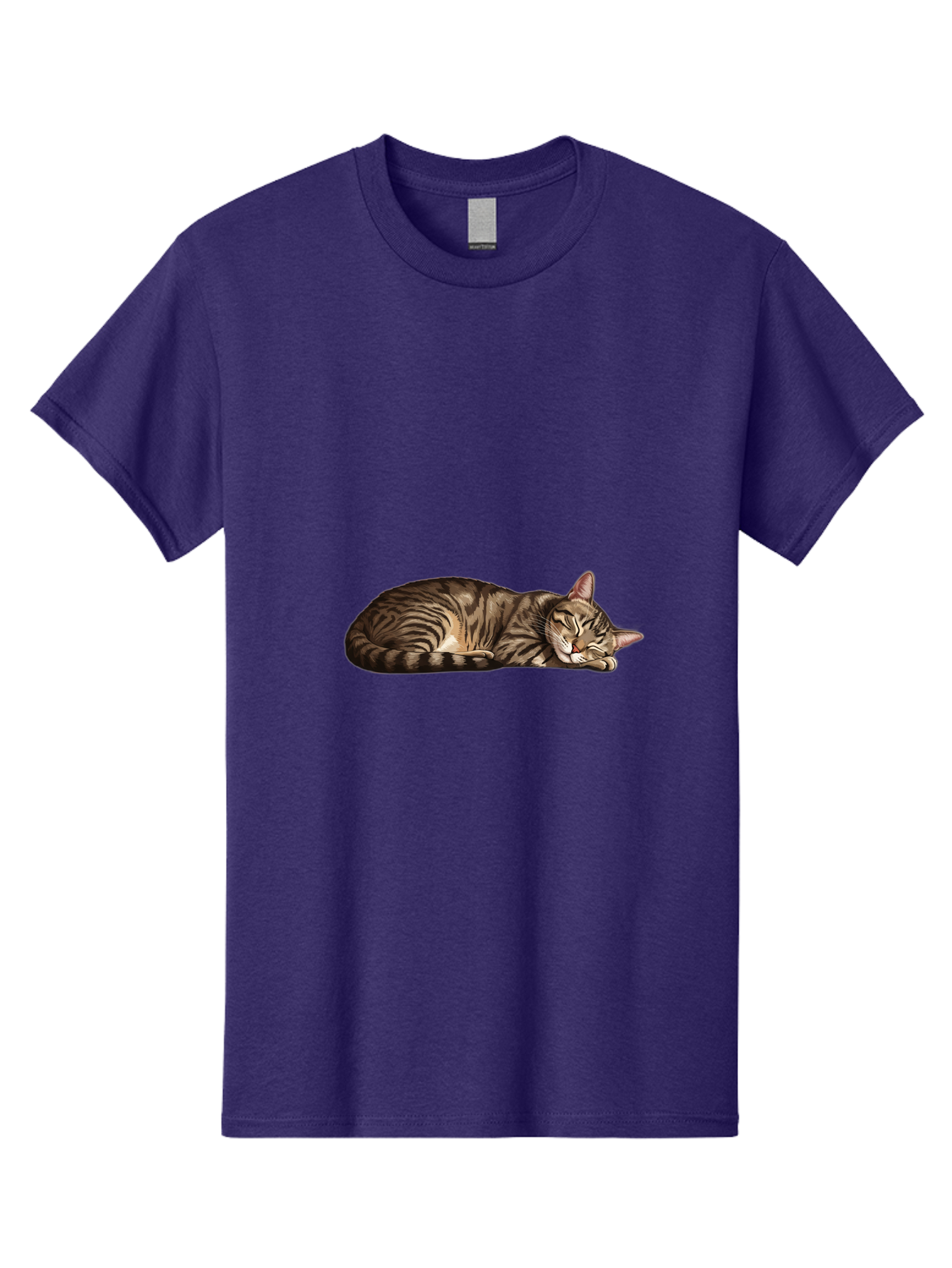 Sleeping-Tabby-Cat-3 Men'S Graphic Tee, 100% Cotton, Comfortable Casual Summer Wear, Machine Washable, Vintage Camera, Old Camera, Antique Camera, Black Camera, Classic Photography, Photography Equipment, Nostalgic Device, Film Camera, Bao887