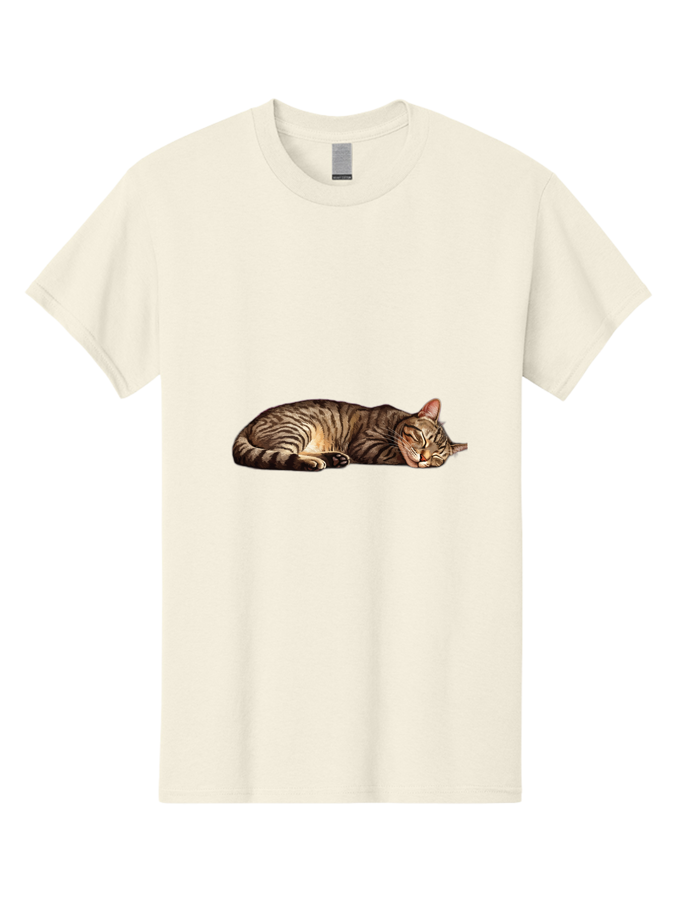 Sleeping-Tabby-Cat-4 Men'S Graphic Tee, 100% Cotton, Comfortable Casual Summer Wear, Machine Washable, Vintage Camera, Old Camera, Antique Camera, Black Camera, Classic Photography, Photography Equipment, Nostalgic Device, Film Camera, Bao888