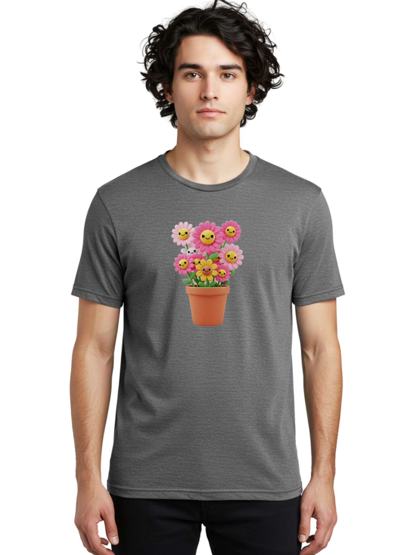 Smiley-Flowers Men'S Graphic Tee, 100% Cotton, Comfortable Casual Summer Wear, Machine Washable, Vintage Camera, Old Camera, Antique Camera, Black Camera, Classic Photography, Photography Equipment, Nostalgic Device, Film Camera, Camera Art Bao894