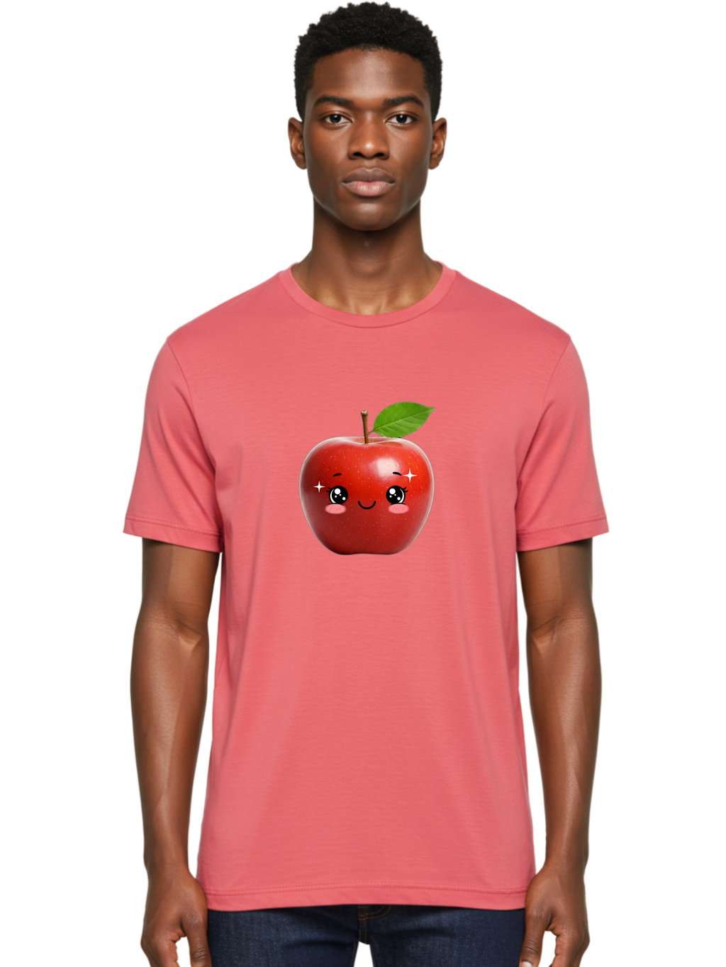 Smiling-Apple-1 Men'S Graphic Tee, 100% Cotton, Comfortable Casual Summer Wear, Machine Washable, Vintage Camera, Old Camera, Antique Camera, Black Camera, Classic Photography, Photography Equipment, Nostalgic Device, Film Camera, Camera Art Bao895