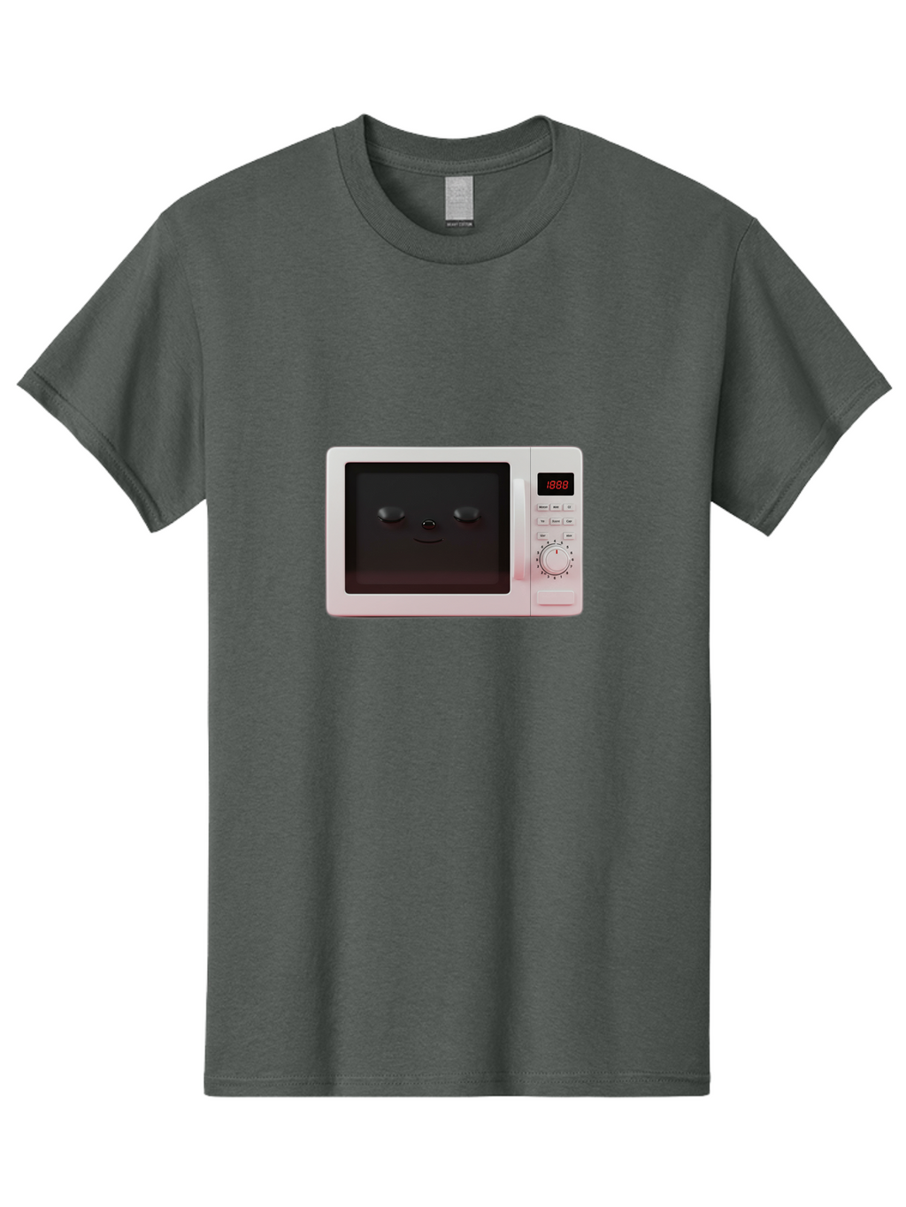 Smiling-Microwave Men'S Graphic Tee, 100% Cotton, Comfortable Casual Summer Wear, Machine Washable, Vintage Camera, Old Camera, Antique Camera, Black Camera, Classic Photography, Photography Equipment, Nostalgic Device, Film Camera, Camera Art Bao902
