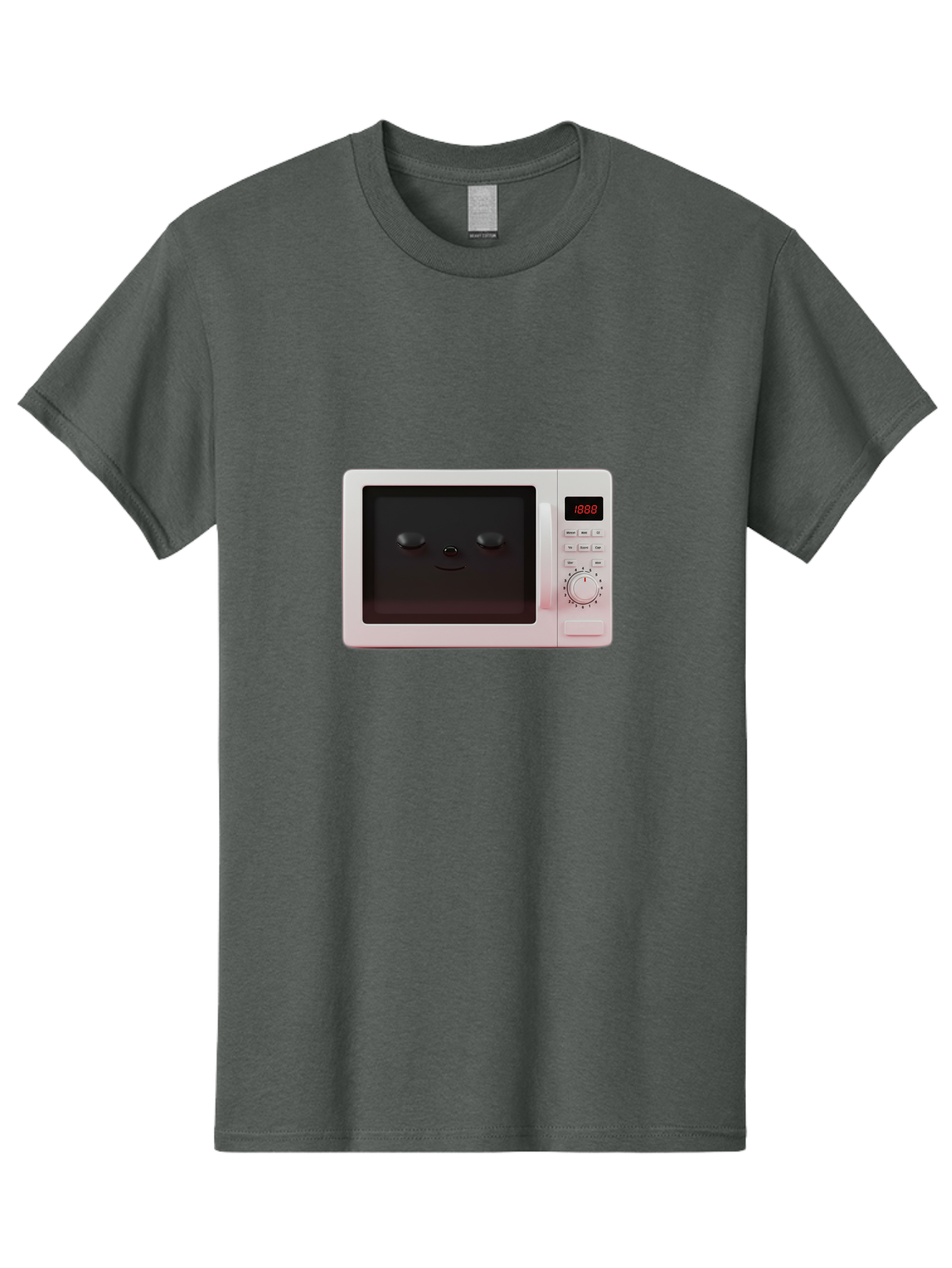 Smiling-Microwave Men'S Graphic Tee, 100% Cotton, Comfortable Casual Summer Wear, Machine Washable, Vintage Camera, Old Camera, Antique Camera, Black Camera, Classic Photography, Photography Equipment, Nostalgic Device, Film Camera, Camera Art Bao902