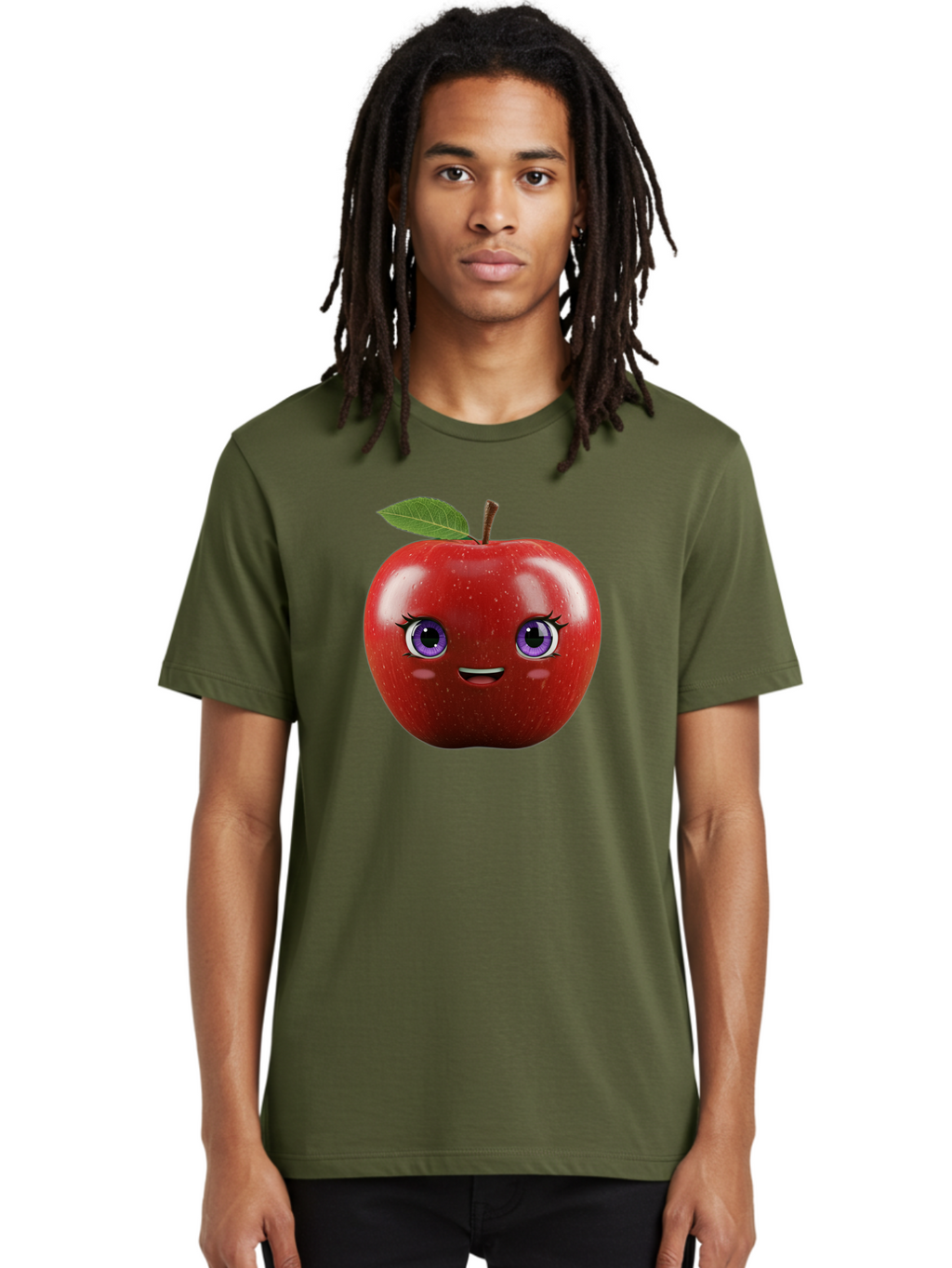 Smiling-Red-Apple Men'S Graphic Tee, 100% Cotton, Comfortable Casual Summer Wear, Machine Washable, Vintage Camera, Old Camera, Antique Camera, Black Camera, Classic Photography, Photography Equipment, Nostalgic Device, Film Camera, Camera Art Bao904