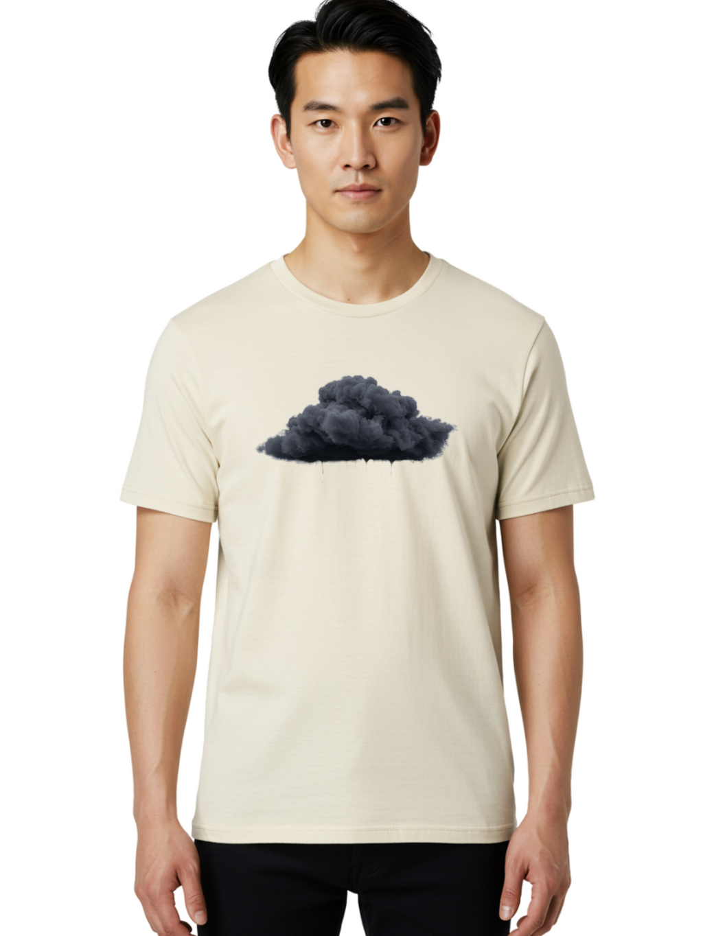 Smoke-Cloud Men'S Graphic Tee, 100% Cotton, Comfortable Casual Summer Wear, Machine Washable, Vintage Camera, Old Camera, Antique Camera, Black Camera, Classic Photography, Photography Equipment, Nostalgic Device, Film Camera, Camera Art Bao905