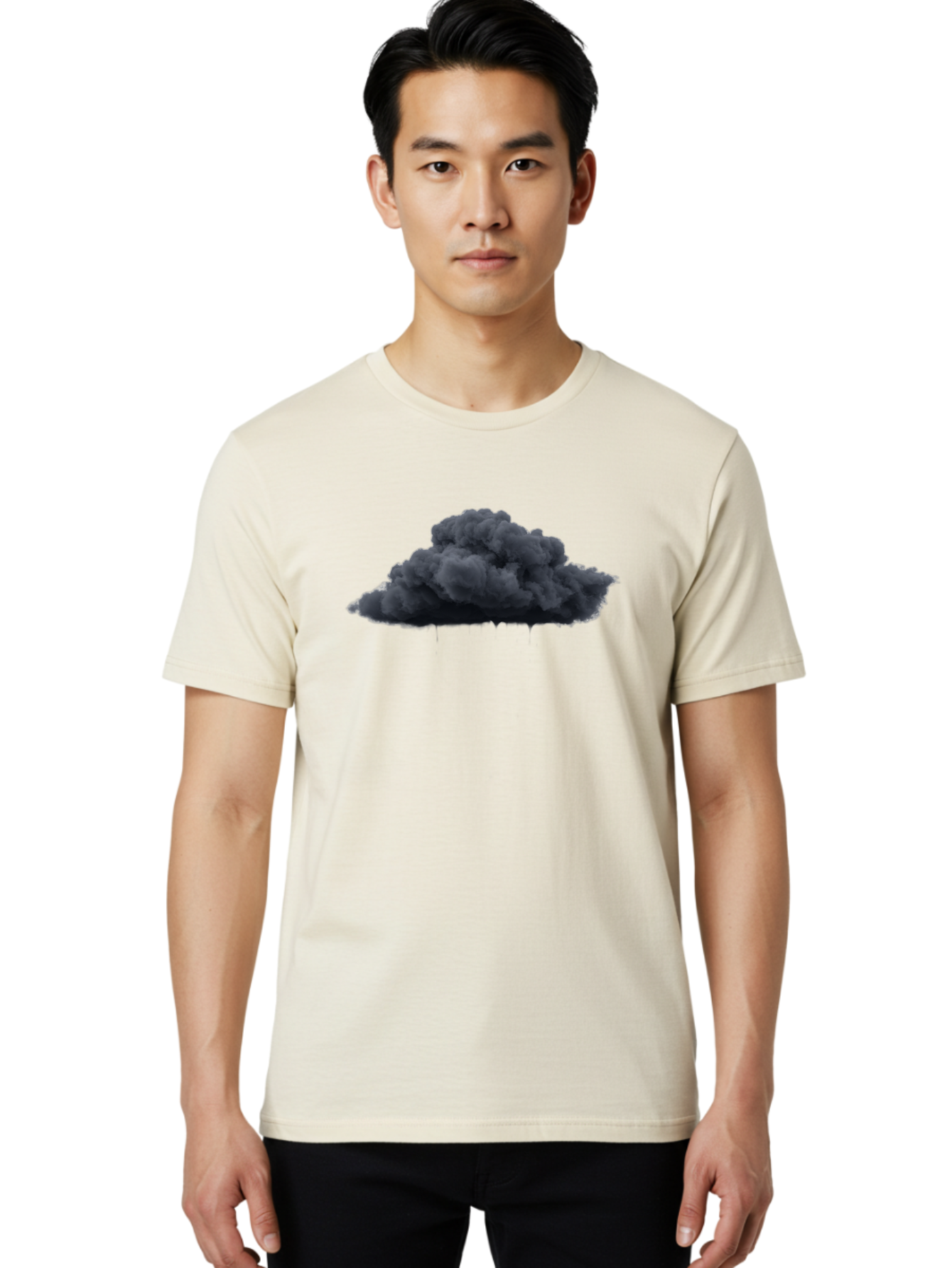 Smoke-Cloud Men'S Graphic Tee, 100% Cotton, Comfortable Casual Summer Wear, Machine Washable, Vintage Camera, Old Camera, Antique Camera, Black Camera, Classic Photography, Photography Equipment, Nostalgic Device, Film Camera, Camera Art Bao905