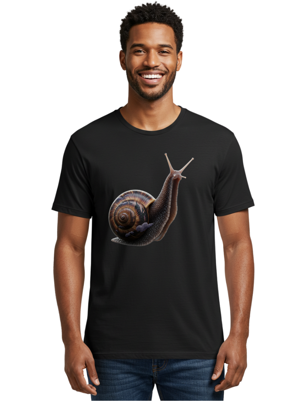 Snail-1 Men'S Graphic Tee, 100% Cotton, Comfortable Casual Summer Wear, Machine Washable, Vintage Camera, Old Camera, Antique Camera, Black Camera, Classic Photography, Photography Equipment, Nostalgic Device, Film Camera, Camera Art Bao908