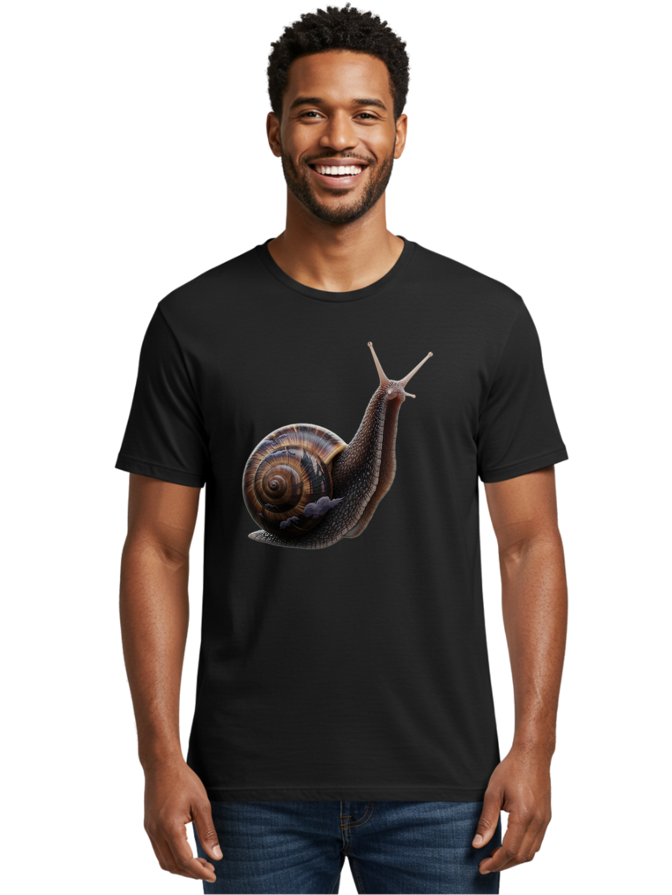 Snail-1 Men'S Graphic Tee, 100% Cotton, Comfortable Casual Summer Wear, Machine Washable, Vintage Camera, Old Camera, Antique Camera, Black Camera, Classic Photography, Photography Equipment, Nostalgic Device, Film Camera, Camera Art Bao908