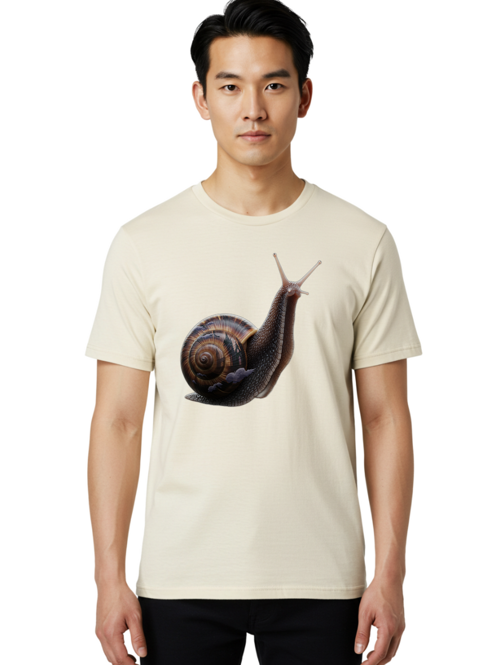 Snail-1 Men'S Graphic Tee, 100% Cotton, Comfortable Casual Summer Wear, Machine Washable, Vintage Camera, Old Camera, Antique Camera, Black Camera, Classic Photography, Photography Equipment, Nostalgic Device, Film Camera, Camera Art Bao908
