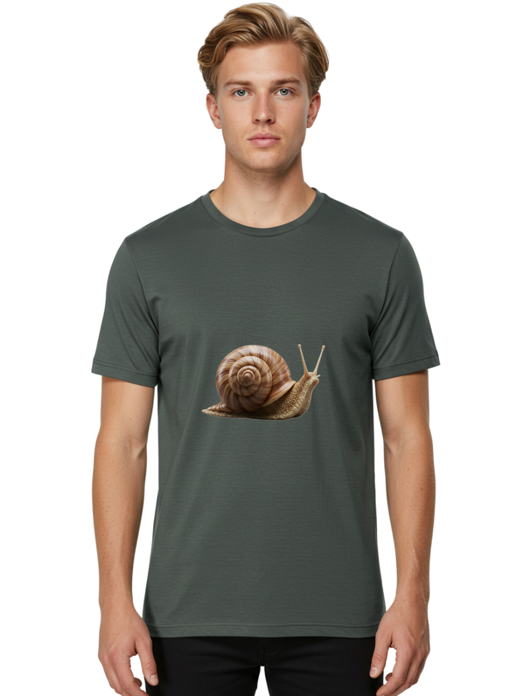 Snail-2 Men'S Graphic Tee, 100% Cotton, Comfortable Casual Summer Wear, Machine Washable, Vintage Camera, Old Camera, Antique Camera, Black Camera, Classic Photography, Photography Equipment, Nostalgic Device, Film Camera, Camera Art Bao909