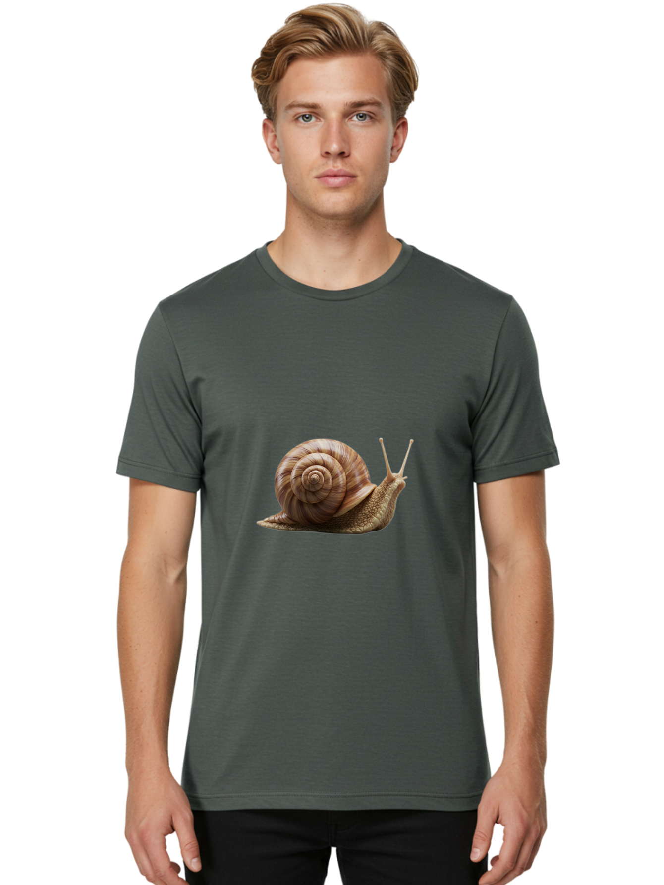 Snail-2 Men'S Graphic Tee, 100% Cotton, Comfortable Casual Summer Wear, Machine Washable, Vintage Camera, Old Camera, Antique Camera, Black Camera, Classic Photography, Photography Equipment, Nostalgic Device, Film Camera, Camera Art Bao909