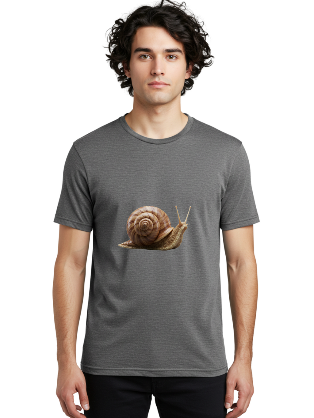 Snail-2 Men'S Graphic Tee, 100% Cotton, Comfortable Casual Summer Wear, Machine Washable, Vintage Camera, Old Camera, Antique Camera, Black Camera, Classic Photography, Photography Equipment, Nostalgic Device, Film Camera, Camera Art Bao909