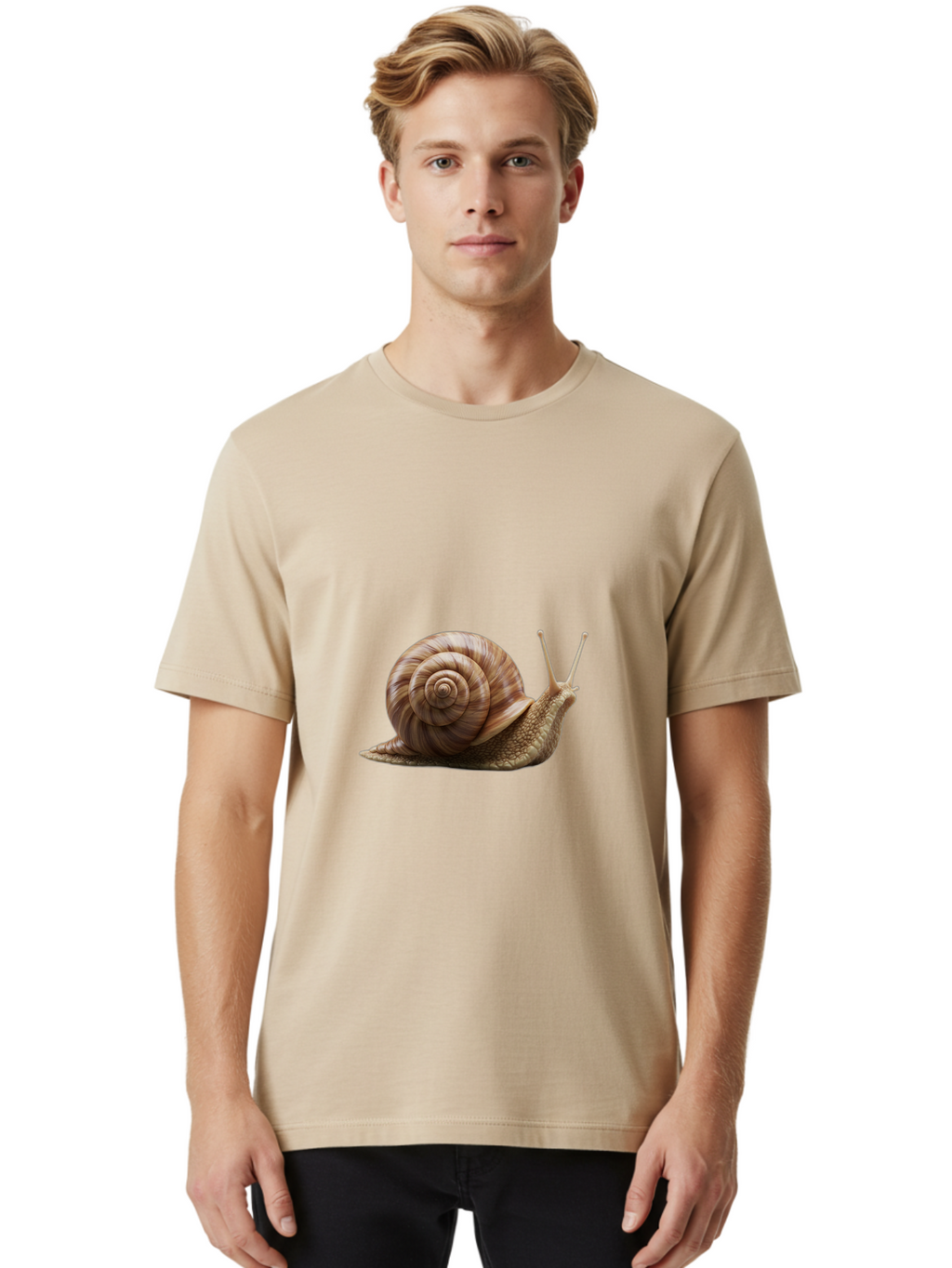 Snail-2 Men'S Graphic Tee, 100% Cotton, Comfortable Casual Summer Wear, Machine Washable, Vintage Camera, Old Camera, Antique Camera, Black Camera, Classic Photography, Photography Equipment, Nostalgic Device, Film Camera, Camera Art Bao909