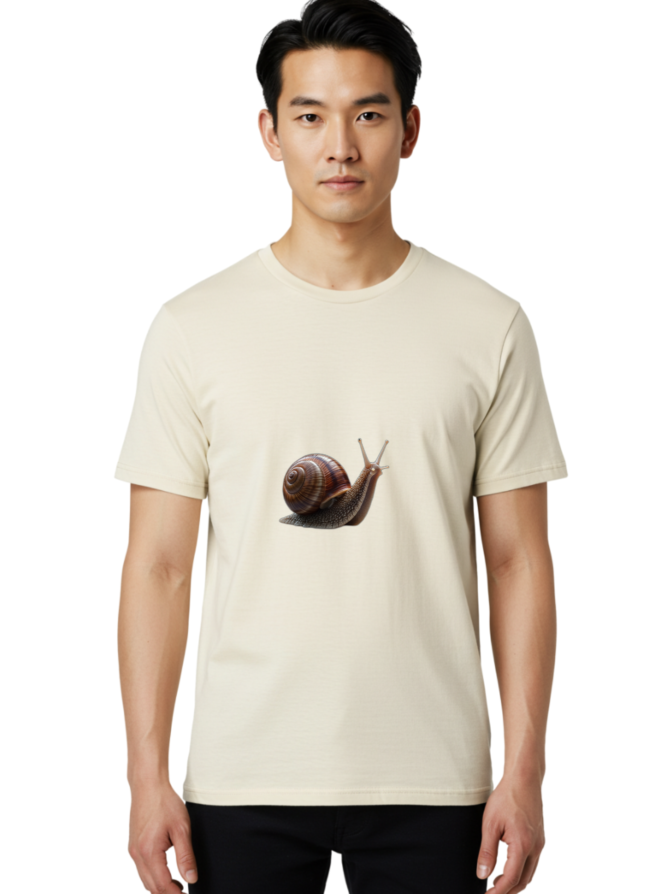 Snail-3 Men'S Graphic Tee, 100% Cotton, Comfortable Casual Summer Wear, Machine Washable, Vintage Camera, Old Camera, Antique Camera, Black Camera, Classic Photography, Photography Equipment, Nostalgic Device, Film Camera, Camera Art Bao910