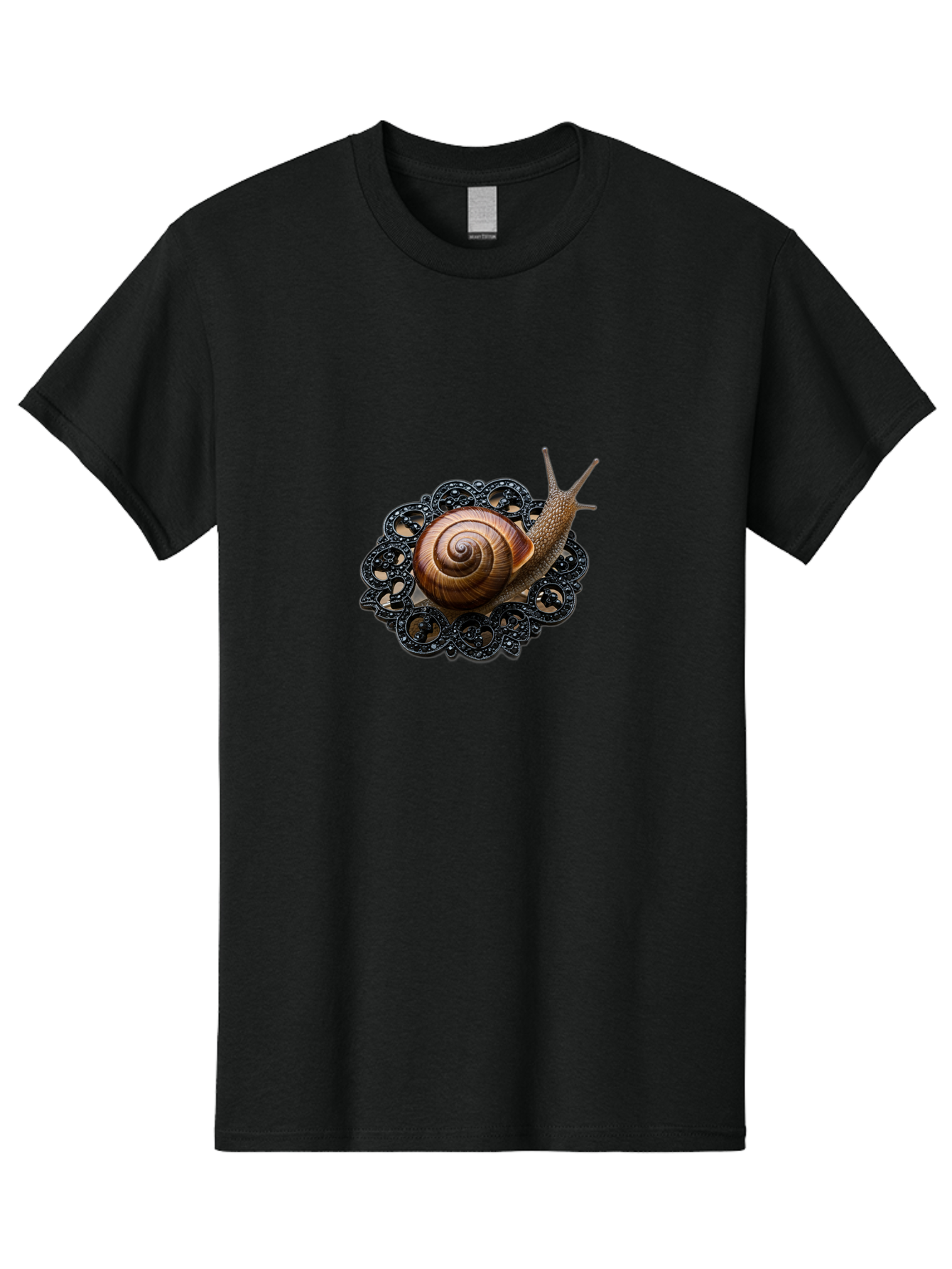 Snail-On-Doily Men'S Graphic Tee, 100% Cotton, Comfortable Casual Summer Wear, Machine Washable, Vintage Camera, Old Camera, Antique Camera, Black Camera, Classic Photography, Photography Equipment, Nostalgic Device, Film Camera, Camera Art Bao912