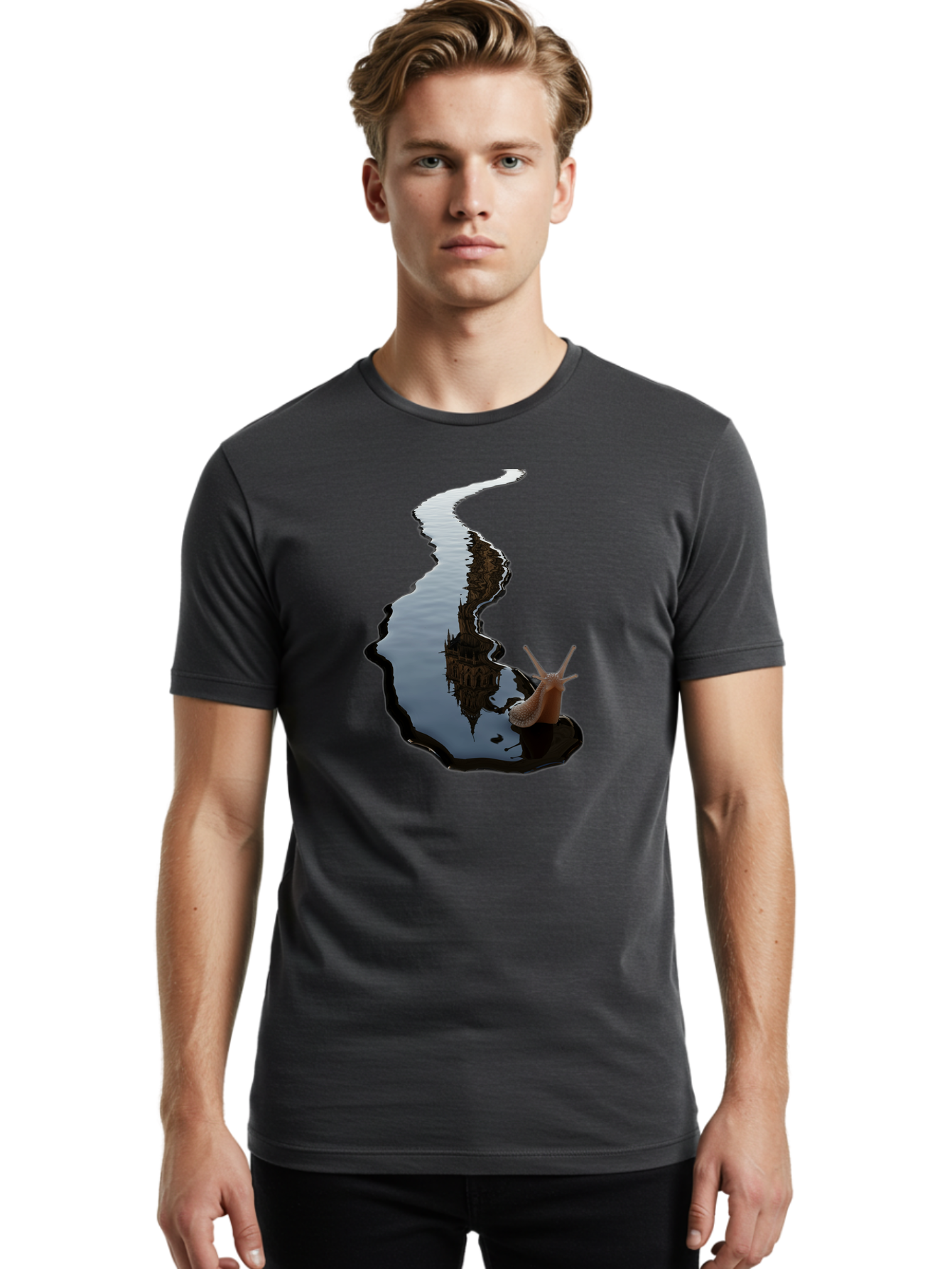 Snail-On-River Men'S Graphic Tee, 100% Cotton, Comfortable Casual Summer Wear, Machine Washable, Vintage Camera, Old Camera, Antique Camera, Black Camera, Classic Photography, Photography Equipment, Nostalgic Device, Film Camera, Camera Art Bao913
