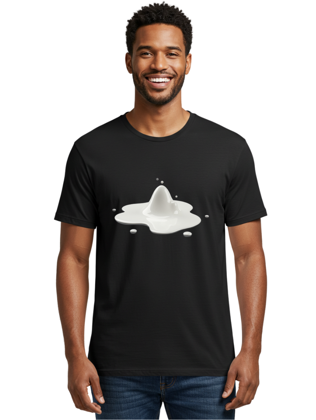 Splashing-Milk Men'S Graphic Tee, 100% Cotton, Comfortable Casual Summer Wear, Machine Washable, Vintage Camera, Old Camera, Antique Camera, Black Camera, Classic Photography, Photography Equipment, Nostalgic Device, Film Camera, Camera Art Bao917