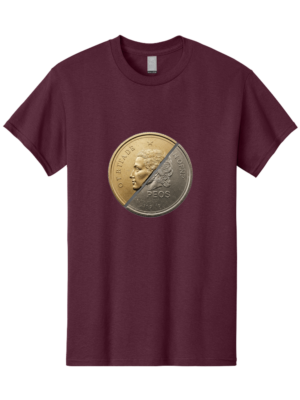 Split-Coin Men'S Graphic Tee, 100% Cotton, Comfortable Casual Summer Wear, Machine Washable, Vintage Camera, Old Camera, Antique Camera, Black Camera, Classic Photography, Photography Equipment, Nostalgic Device, Film Camera, Camera Art Bao918