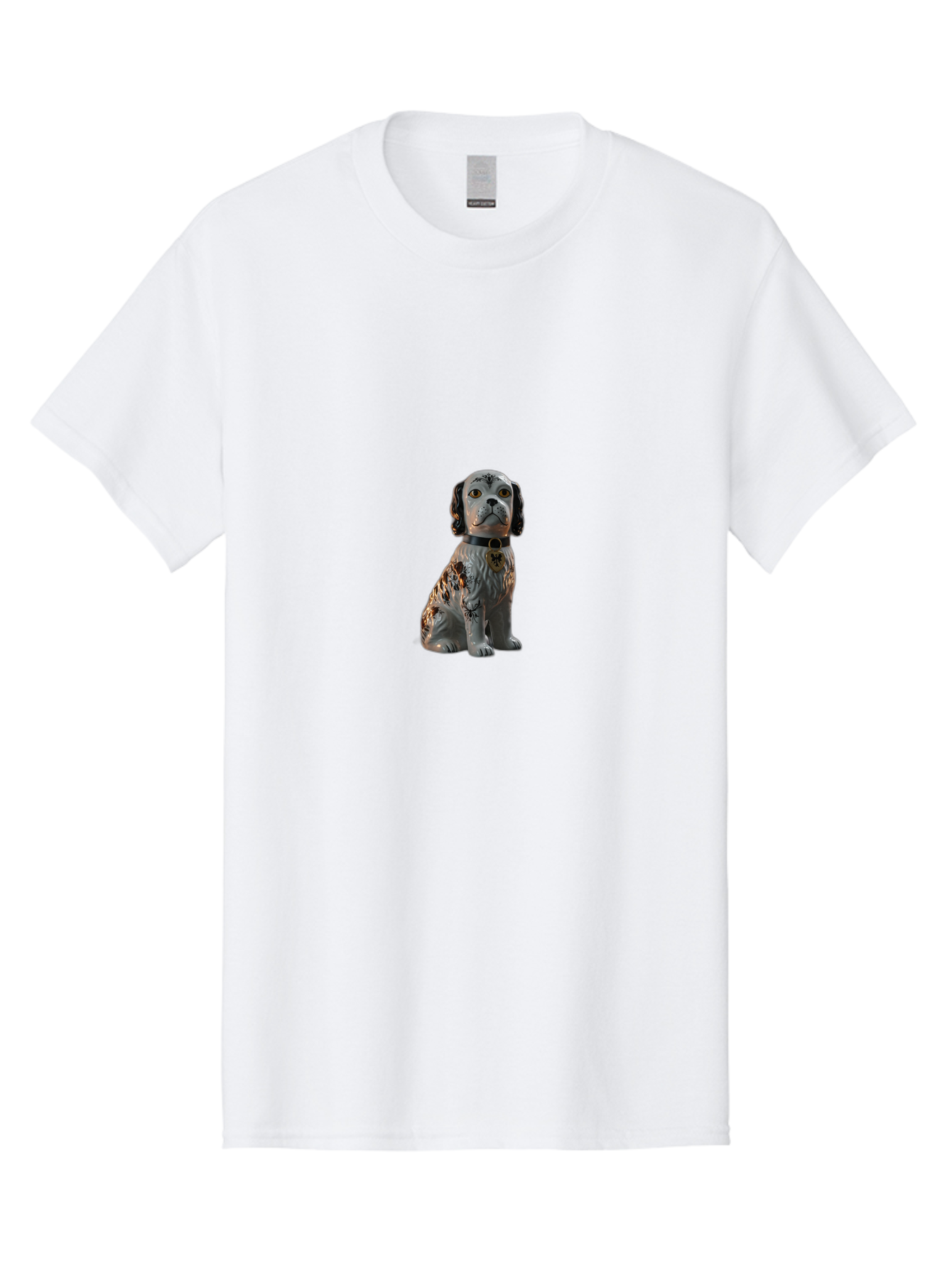 Staffordshire-Dog-Figurine Men'S Graphic Tee, 100% Cotton, Comfortable Casual Summer Wear, Machine Washable, Vintage Camera, Old Camera, Antique Camera, Black Camera, Classic Photography, Photography Equipment, Nostalgic Device, Film Camera, Bao921