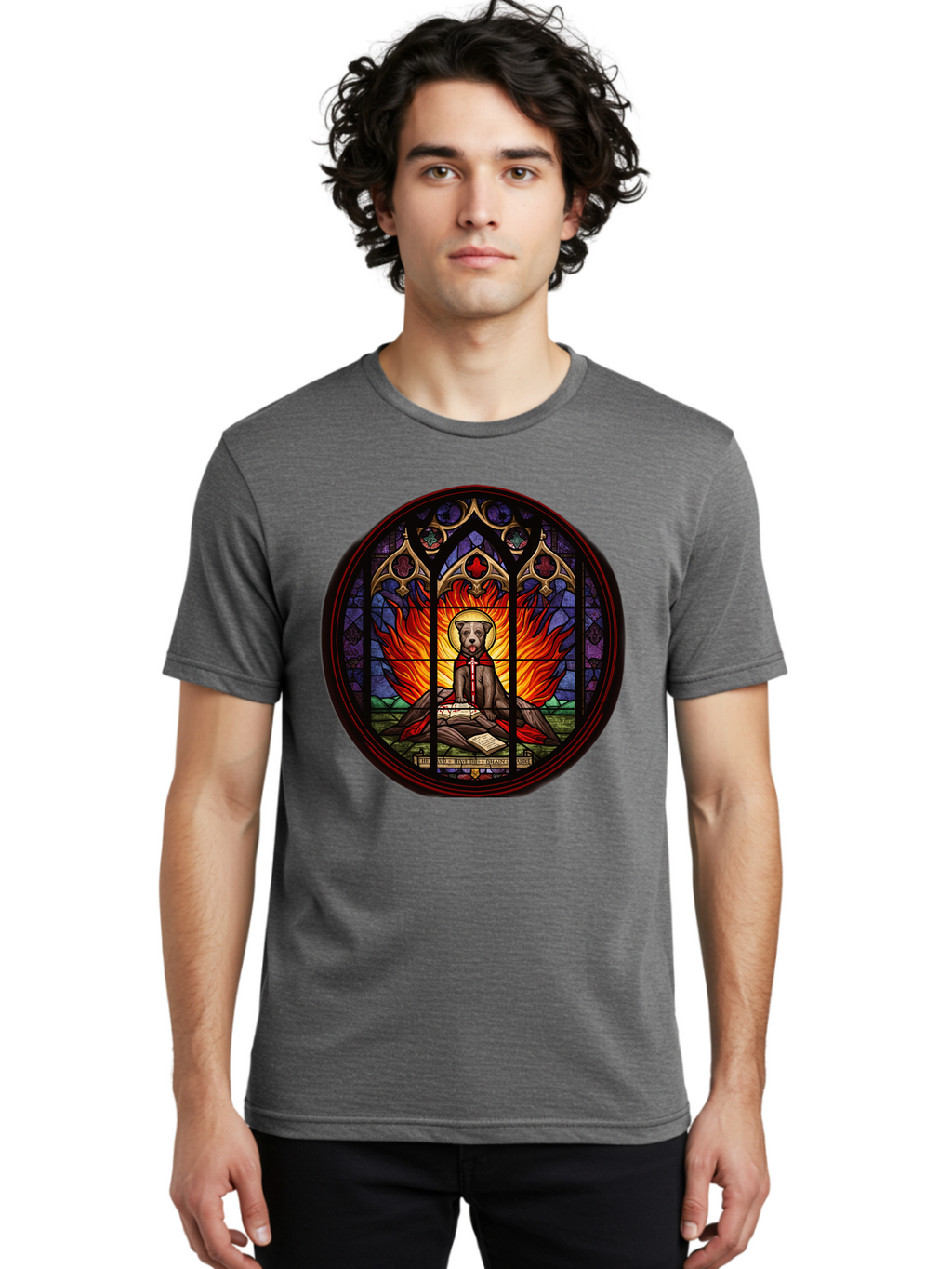 Stained-Glass-Dog Men'S Graphic Tee, 100% Cotton, Comfortable Casual Summer Wear, Machine Washable, Vintage Camera, Old Camera, Antique Camera, Black Camera, Classic Photography, Photography Equipment, Nostalgic Device, Film Camera, Camera Art Bao923
