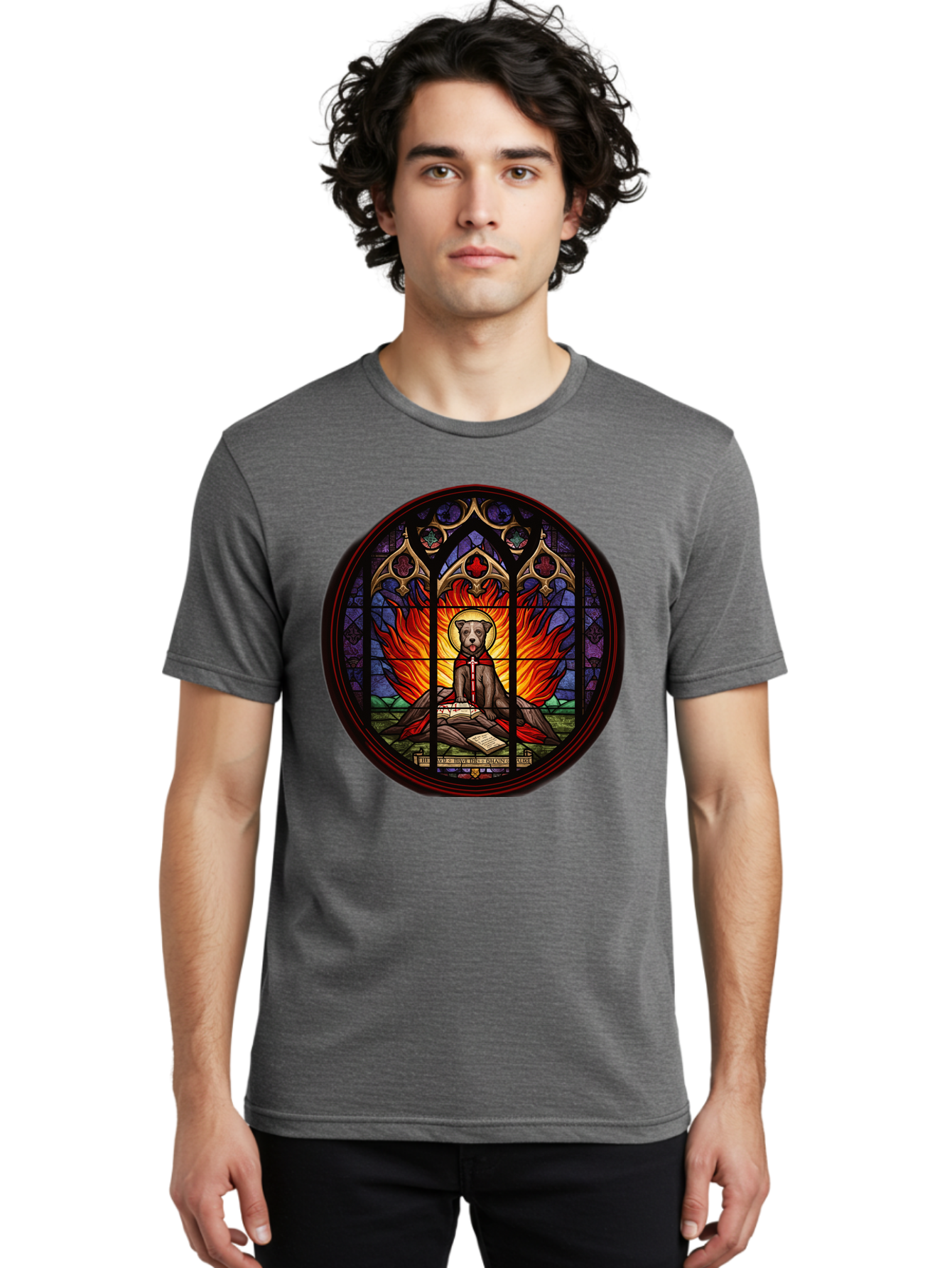 Stained-Glass-Dog Men'S Graphic Tee, 100% Cotton, Comfortable Casual Summer Wear, Machine Washable, Vintage Camera, Old Camera, Antique Camera, Black Camera, Classic Photography, Photography Equipment, Nostalgic Device, Film Camera, Camera Art Bao923