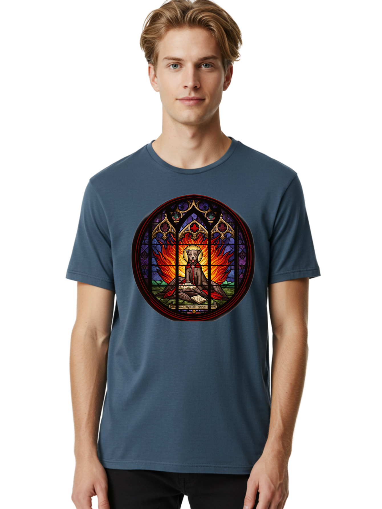 Stained-Glass-Dog Men'S Graphic Tee, 100% Cotton, Comfortable Casual Summer Wear, Machine Washable, Vintage Camera, Old Camera, Antique Camera, Black Camera, Classic Photography, Photography Equipment, Nostalgic Device, Film Camera, Camera Art Bao923