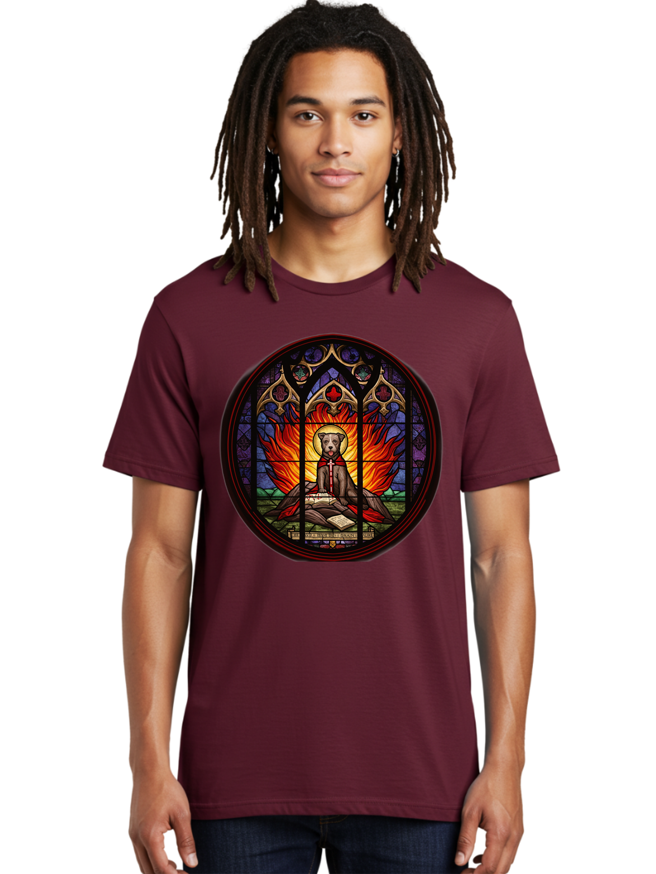Stained-Glass-Dog Men'S Graphic Tee, 100% Cotton, Comfortable Casual Summer Wear, Machine Washable, Vintage Camera, Old Camera, Antique Camera, Black Camera, Classic Photography, Photography Equipment, Nostalgic Device, Film Camera, Camera Art Bao923