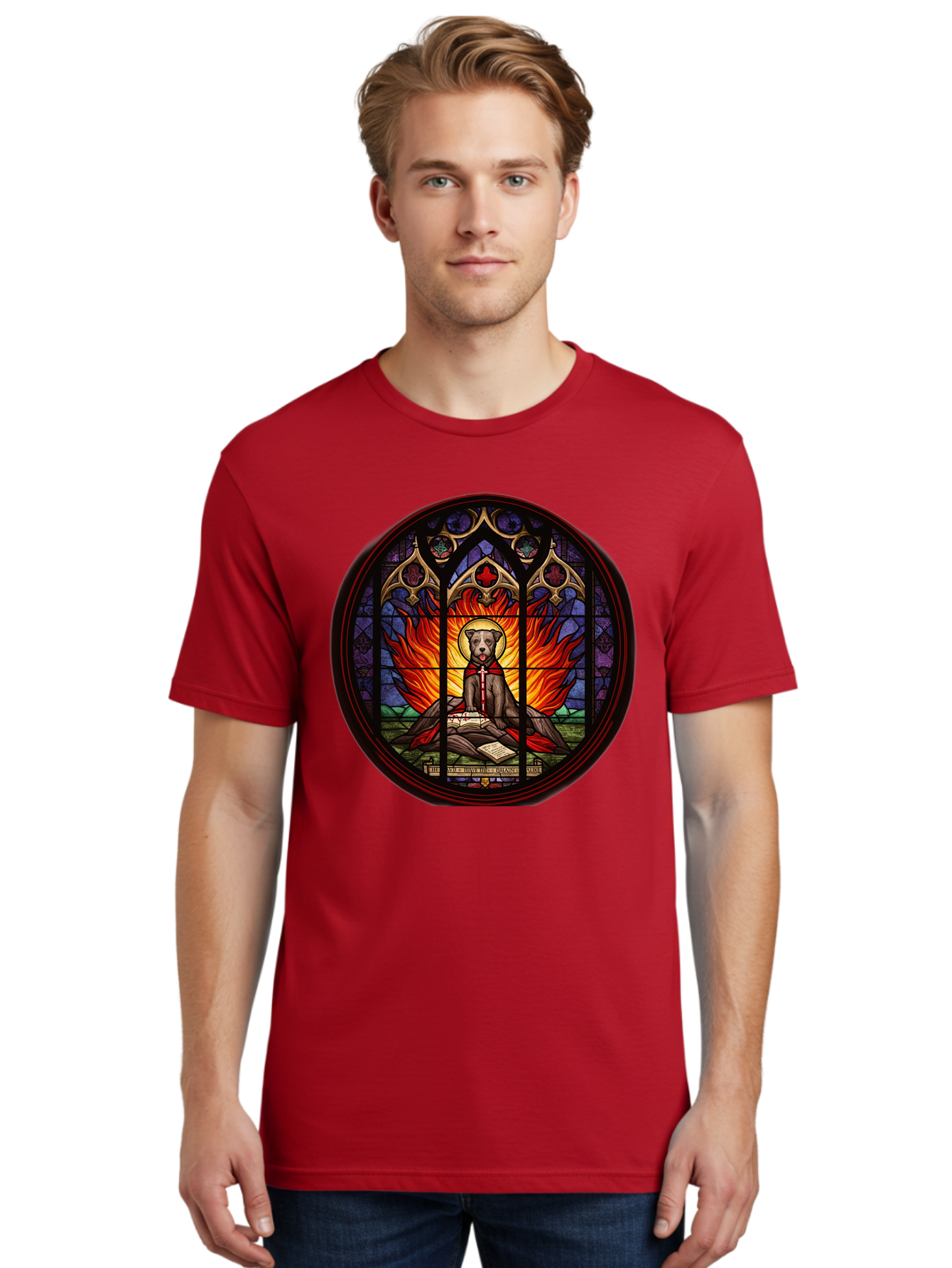 Stained-Glass-Dog Men'S Graphic Tee, 100% Cotton, Comfortable Casual Summer Wear, Machine Washable, Vintage Camera, Old Camera, Antique Camera, Black Camera, Classic Photography, Photography Equipment, Nostalgic Device, Film Camera, Camera Art Bao923