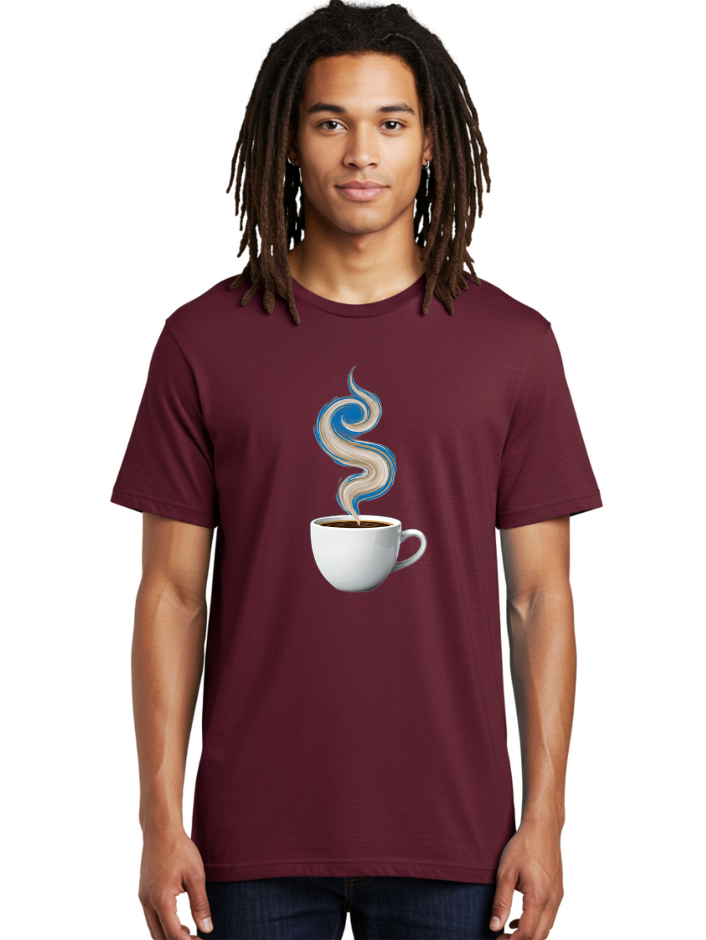 Steam-Coffee-Cup Men'S Graphic Tee, 100% Cotton, Comfortable Casual Summer Wear, Machine Washable, Vintage Camera, Old Camera, Antique Camera, Black Camera, Classic Photography, Photography Equipment, Nostalgic Device, Film Camera, Camera Art Bao924