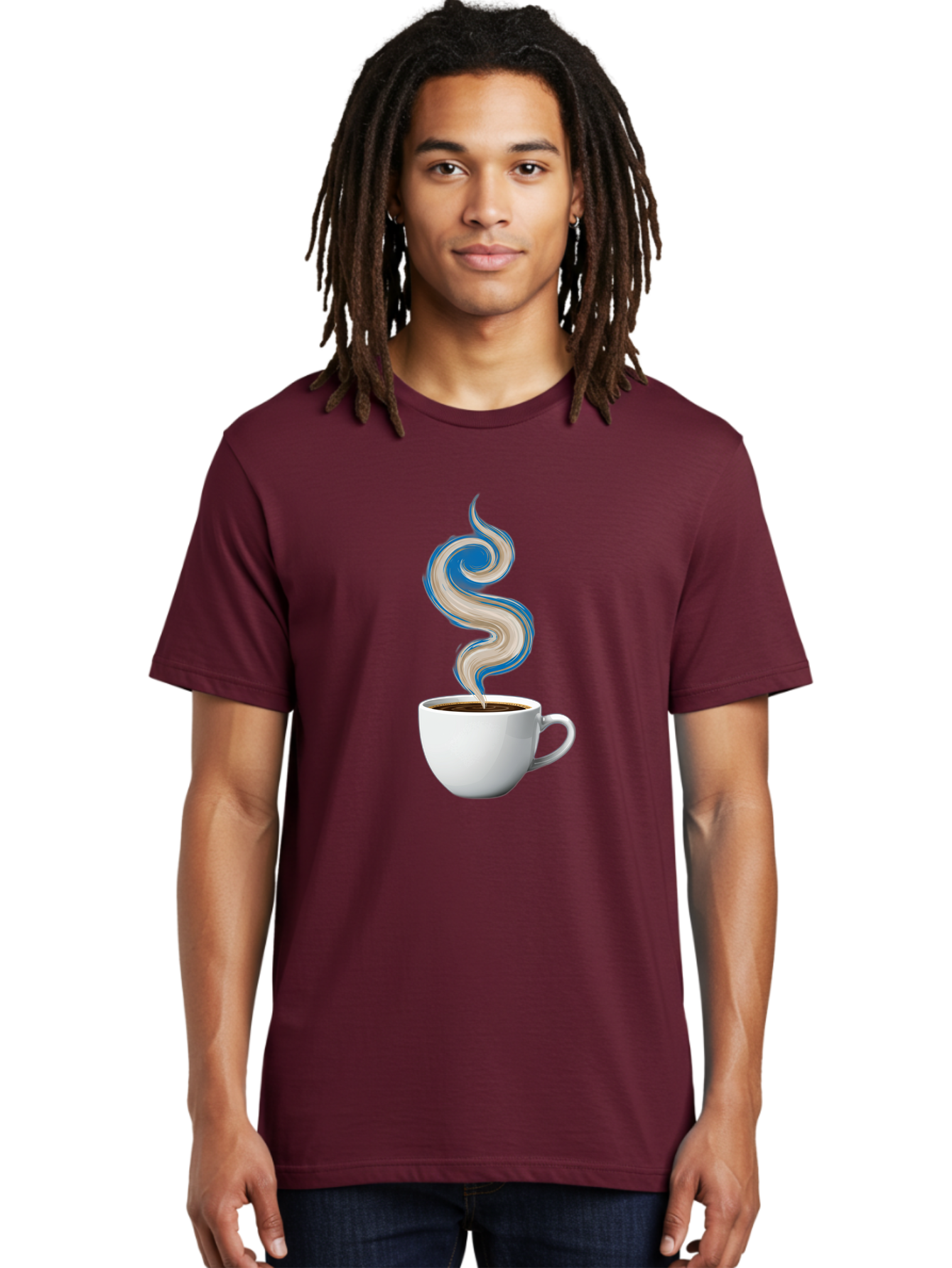 Steam-Coffee-Cup Men'S Graphic Tee, 100% Cotton, Comfortable Casual Summer Wear, Machine Washable, Vintage Camera, Old Camera, Antique Camera, Black Camera, Classic Photography, Photography Equipment, Nostalgic Device, Film Camera, Camera Art Bao924