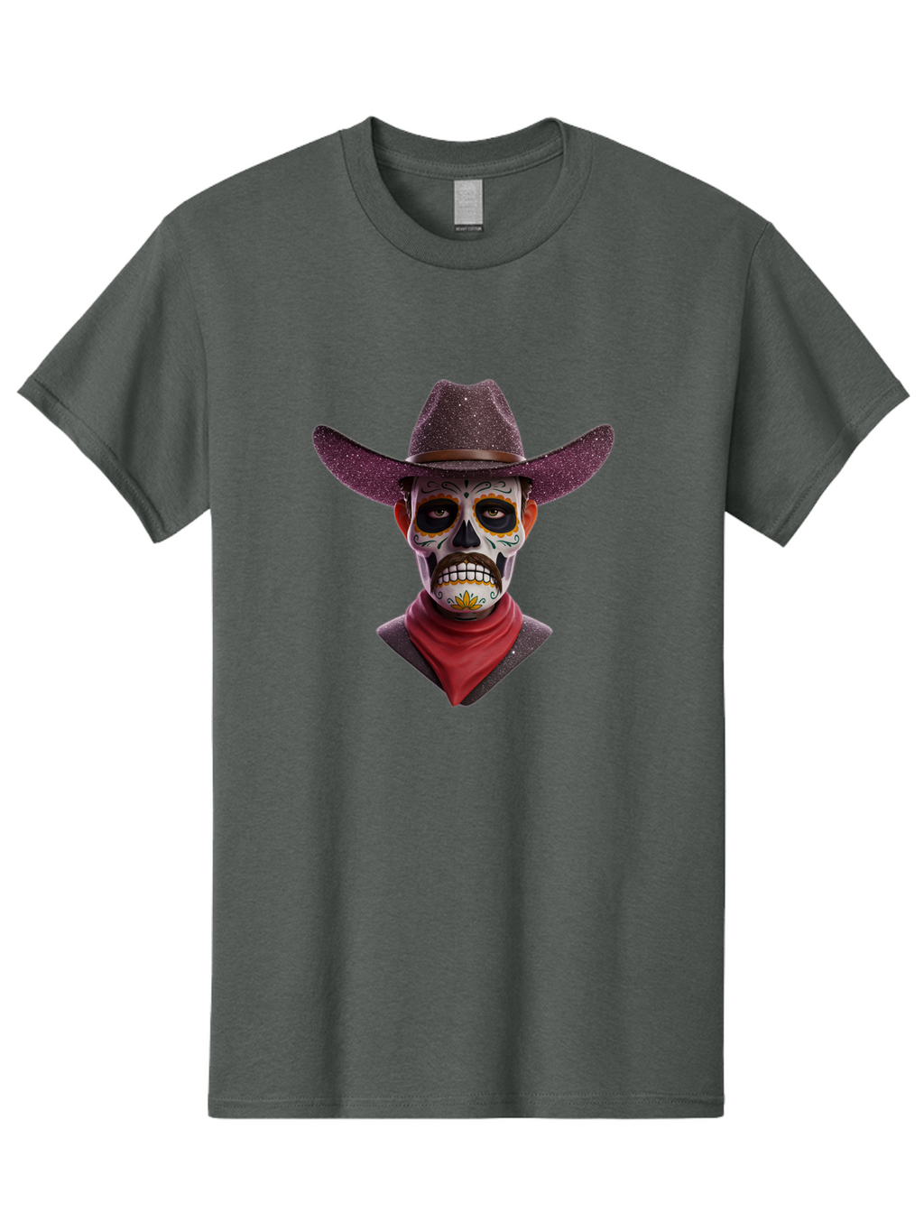 Sugar-Skull-Cowboy Men'S Graphic Tee, 100% Cotton, Comfortable Casual Summer Wear, Machine Washable, Vintage Camera, Old Camera, Antique Camera, Black Camera, Classic Photography, Photography Equipment, Nostalgic Device, Film Camera, Bao931