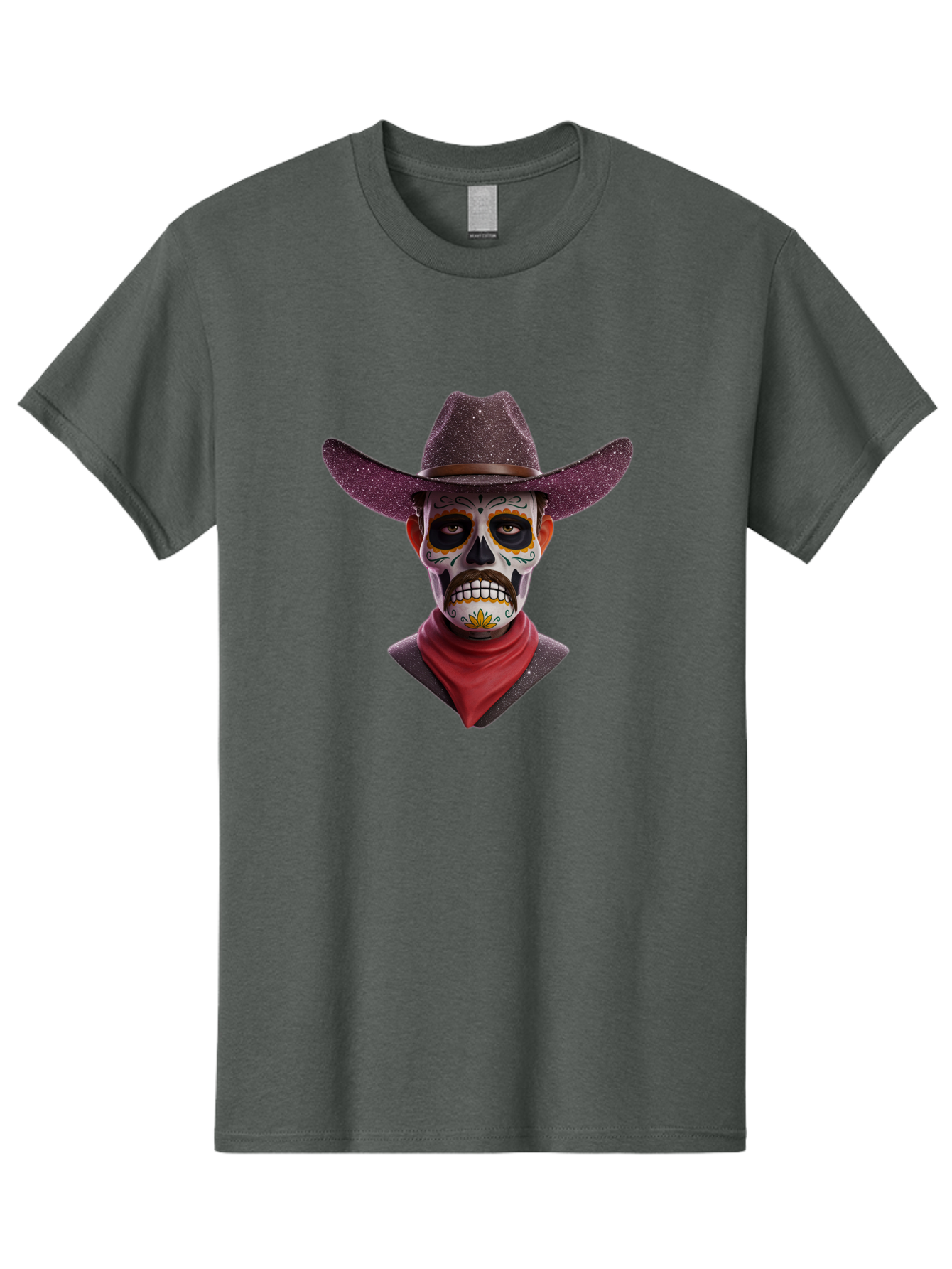 Sugar-Skull-Cowboy Men'S Graphic Tee, 100% Cotton, Comfortable Casual Summer Wear, Machine Washable, Vintage Camera, Old Camera, Antique Camera, Black Camera, Classic Photography, Photography Equipment, Nostalgic Device, Film Camera, Bao931