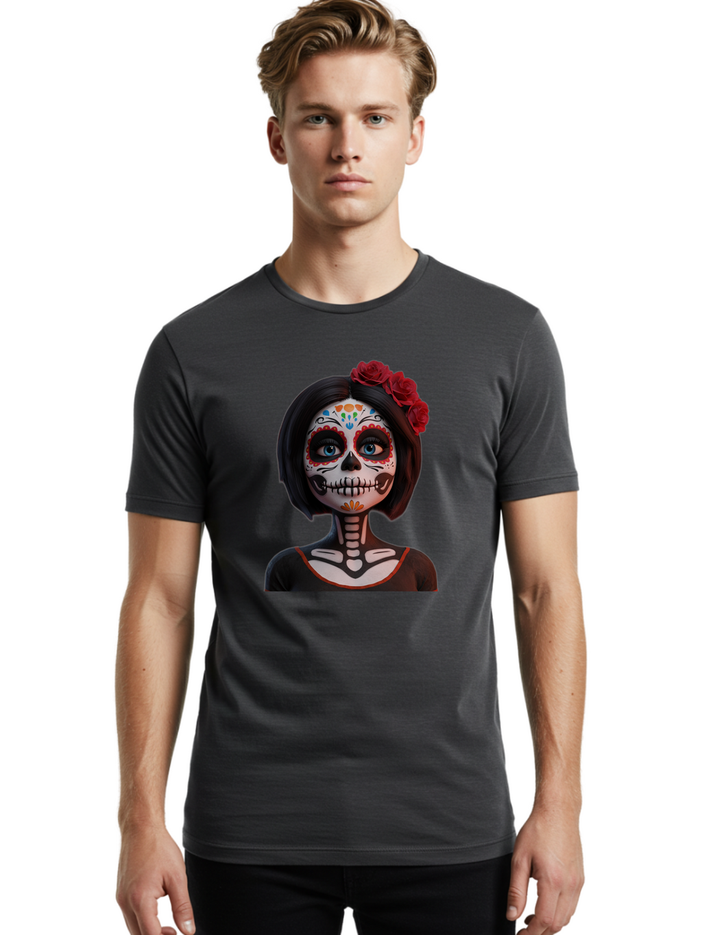 Sugar-Skull-Girl Men'S Graphic Tee, 100% Cotton, Comfortable Casual Summer Wear, Machine Washable, Vintage Camera, Old Camera, Antique Camera, Black Camera, Classic Photography, Photography Equipment, Nostalgic Device, Film Camera, Camera Art Bao932