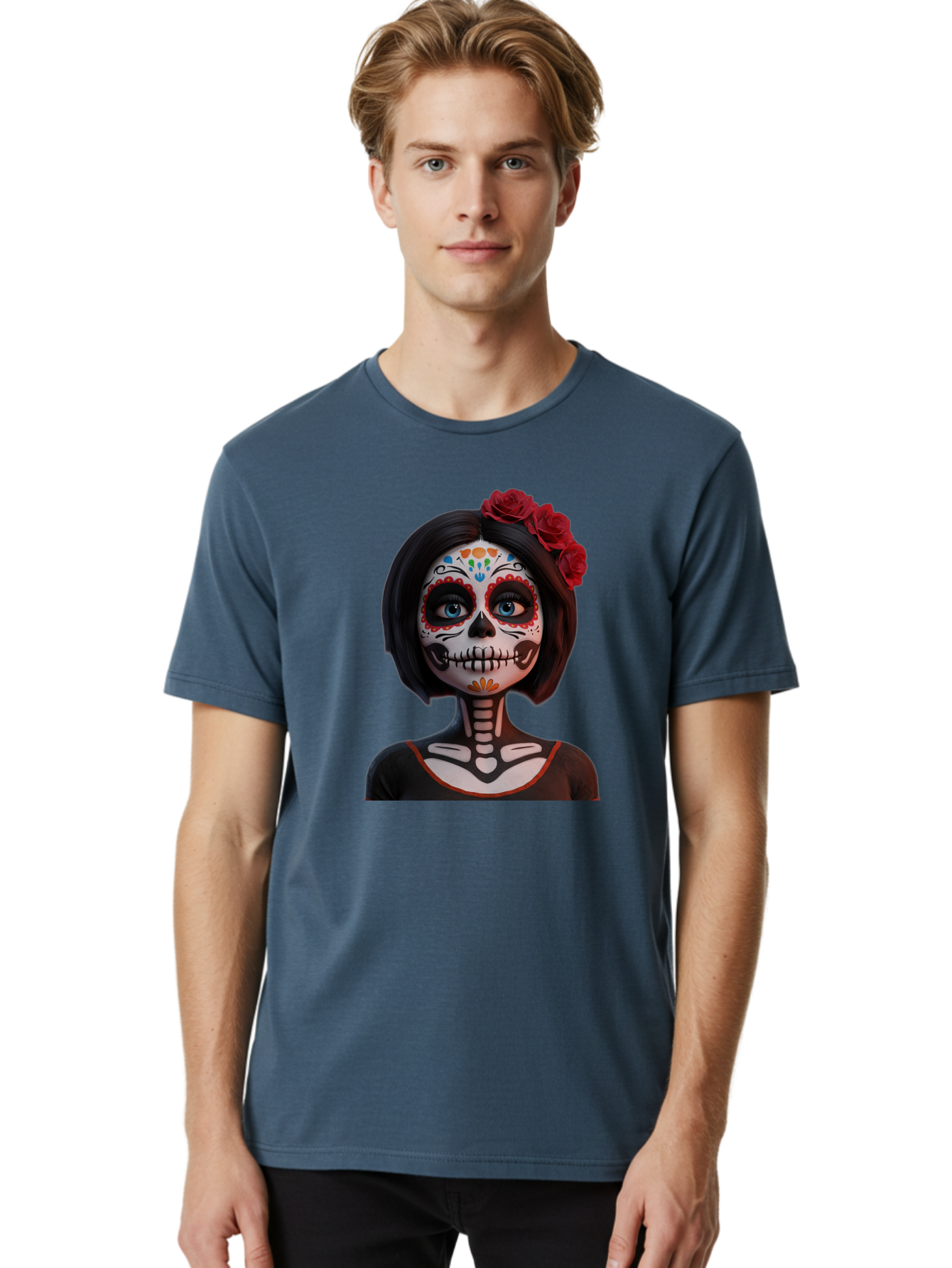 Sugar-Skull-Girl Men'S Graphic Tee, 100% Cotton, Comfortable Casual Summer Wear, Machine Washable, Vintage Camera, Old Camera, Antique Camera, Black Camera, Classic Photography, Photography Equipment, Nostalgic Device, Film Camera, Camera Art Bao932