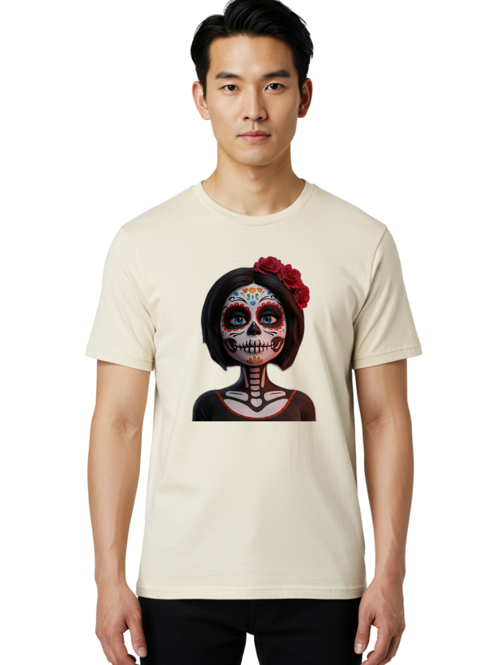 Sugar-Skull-Girl Men'S Graphic Tee, 100% Cotton, Comfortable Casual Summer Wear, Machine Washable, Vintage Camera, Old Camera, Antique Camera, Black Camera, Classic Photography, Photography Equipment, Nostalgic Device, Film Camera, Camera Art Bao932