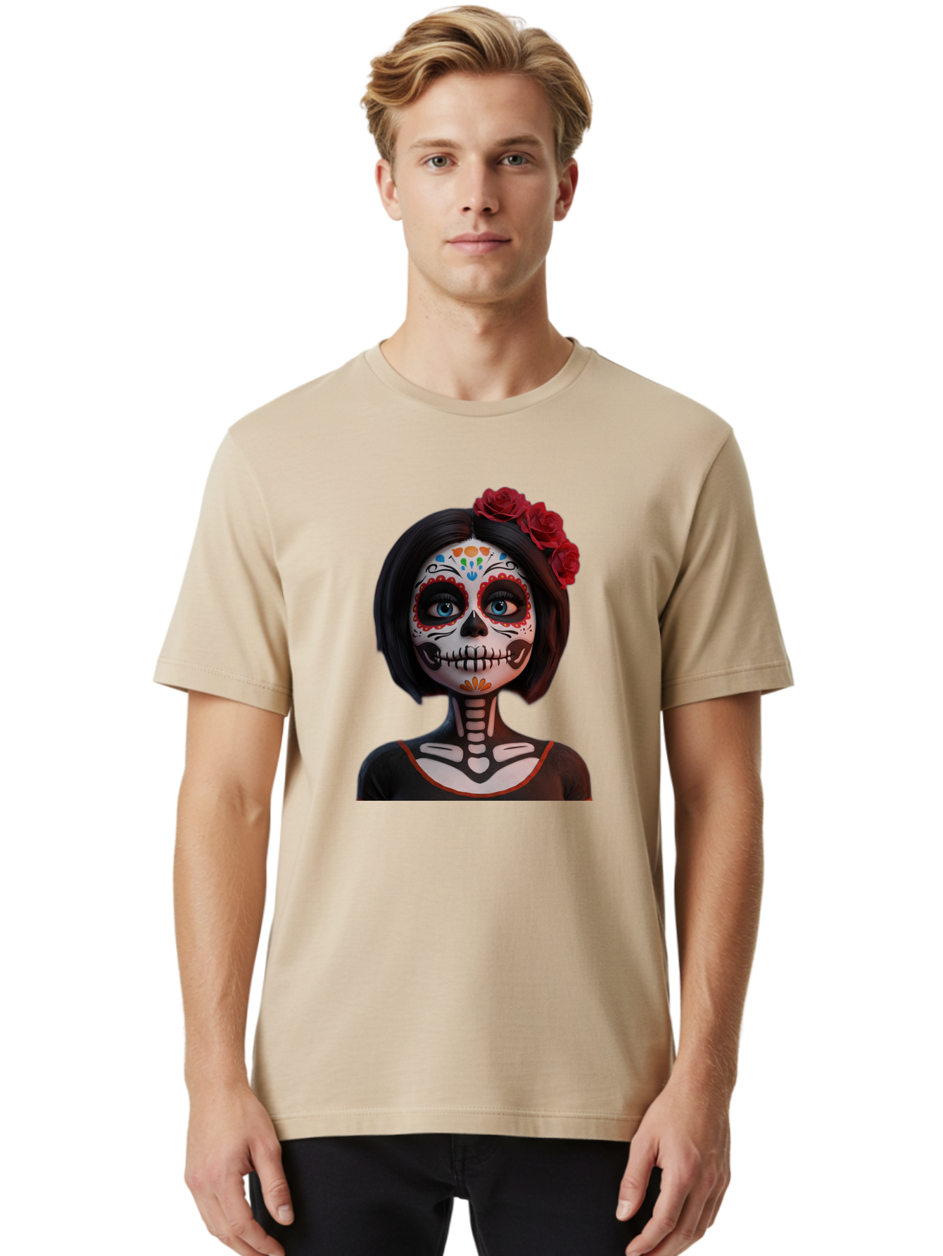 Sugar-Skull-Girl Men'S Graphic Tee, 100% Cotton, Comfortable Casual Summer Wear, Machine Washable, Vintage Camera, Old Camera, Antique Camera, Black Camera, Classic Photography, Photography Equipment, Nostalgic Device, Film Camera, Camera Art Bao932