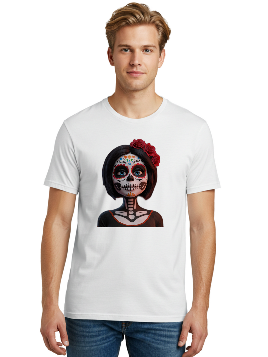 Sugar-Skull-Girl Men'S Graphic Tee, 100% Cotton, Comfortable Casual Summer Wear, Machine Washable, Vintage Camera, Old Camera, Antique Camera, Black Camera, Classic Photography, Photography Equipment, Nostalgic Device, Film Camera, Camera Art Bao932