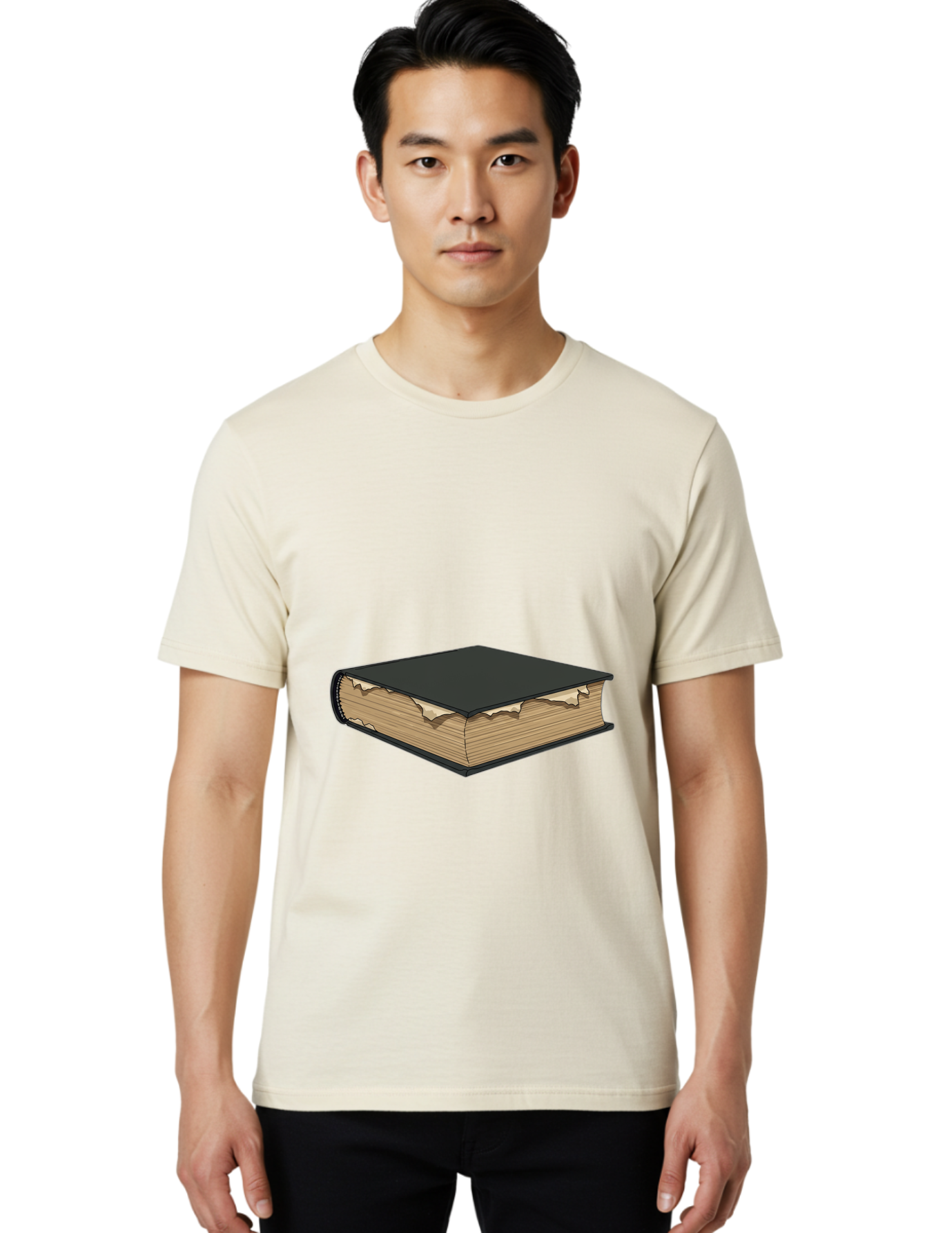 Tattered-Book Men'S Graphic Tee, 100% Cotton, Comfortable Casual Summer Wear, Machine Washable, Vintage Camera, Old Camera, Antique Camera, Black Camera, Classic Photography, Photography Equipment, Nostalgic Device, Film Camera, Camera Art Bao940
