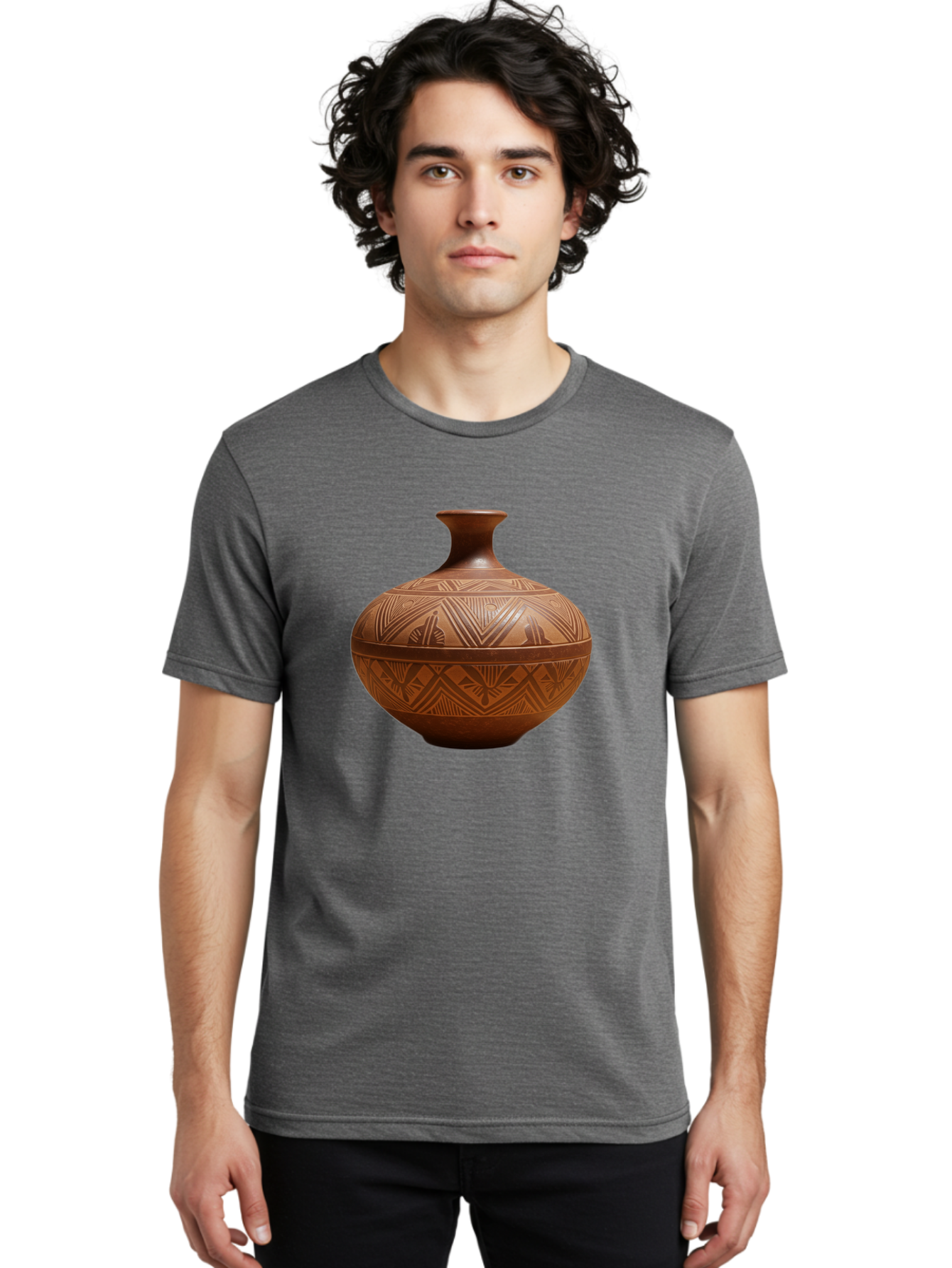 Terra-Cotta-Pot Men'S Graphic Tee, 100% Cotton, Comfortable Casual Summer Wear, Machine Washable, Vintage Camera, Old Camera, Antique Camera, Black Camera, Classic Photography, Photography Equipment, Nostalgic Device, Film Camera, Camera Art Bao944