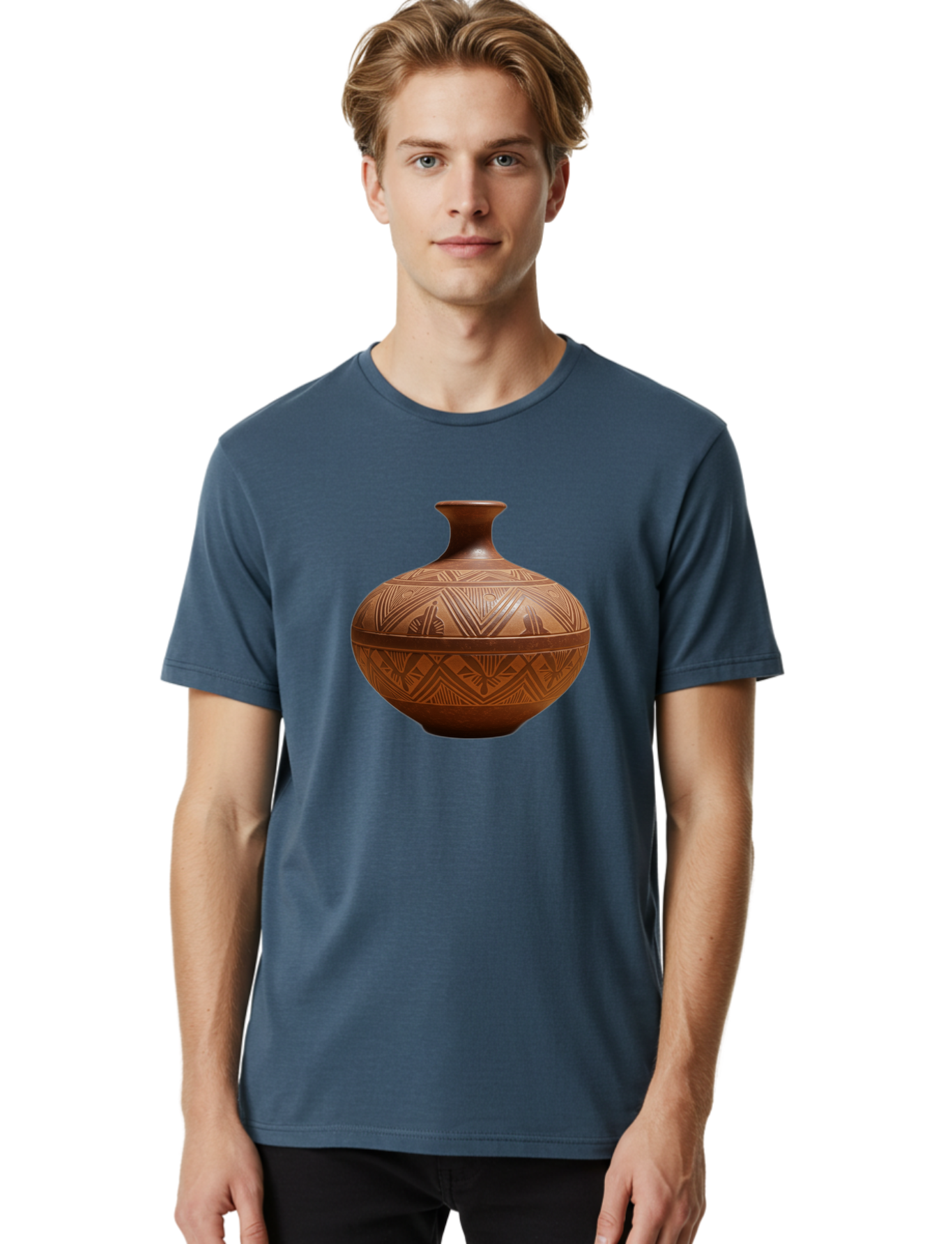 Terra-Cotta-Pot Men'S Graphic Tee, 100% Cotton, Comfortable Casual Summer Wear, Machine Washable, Vintage Camera, Old Camera, Antique Camera, Black Camera, Classic Photography, Photography Equipment, Nostalgic Device, Film Camera, Camera Art Bao944